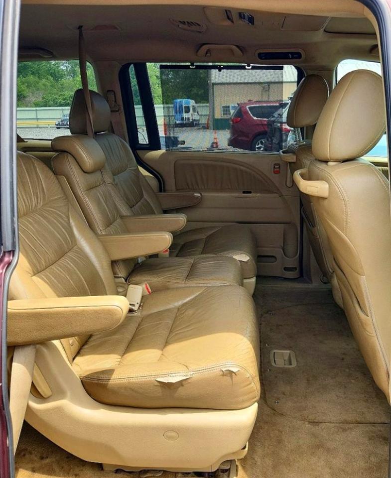 2008 Honda Odyssey Exl Red vin: 5FNRL38718B084392