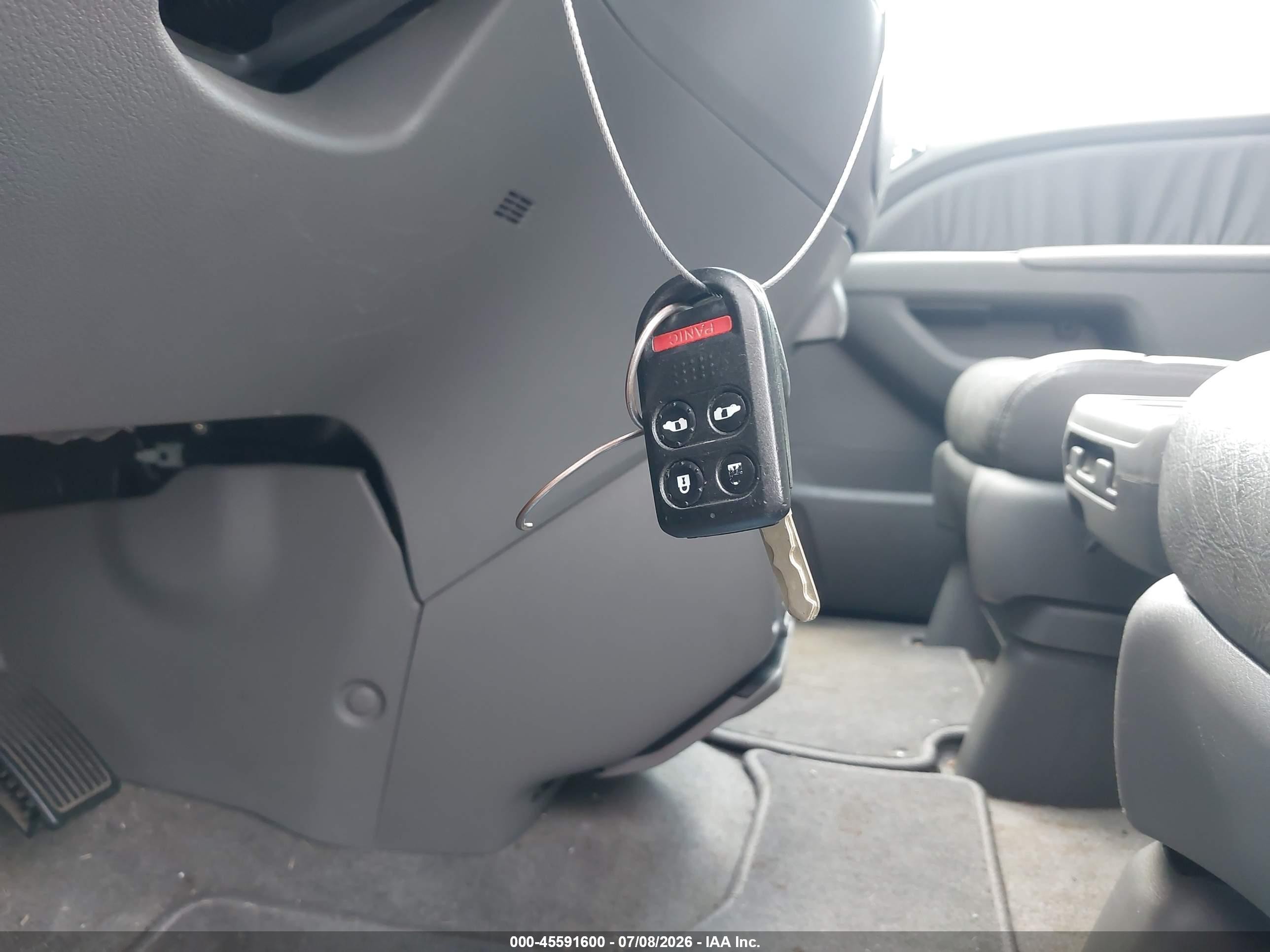 2008 Honda Odyssey Ex-l Blue vin: 5FNRL38718B094386