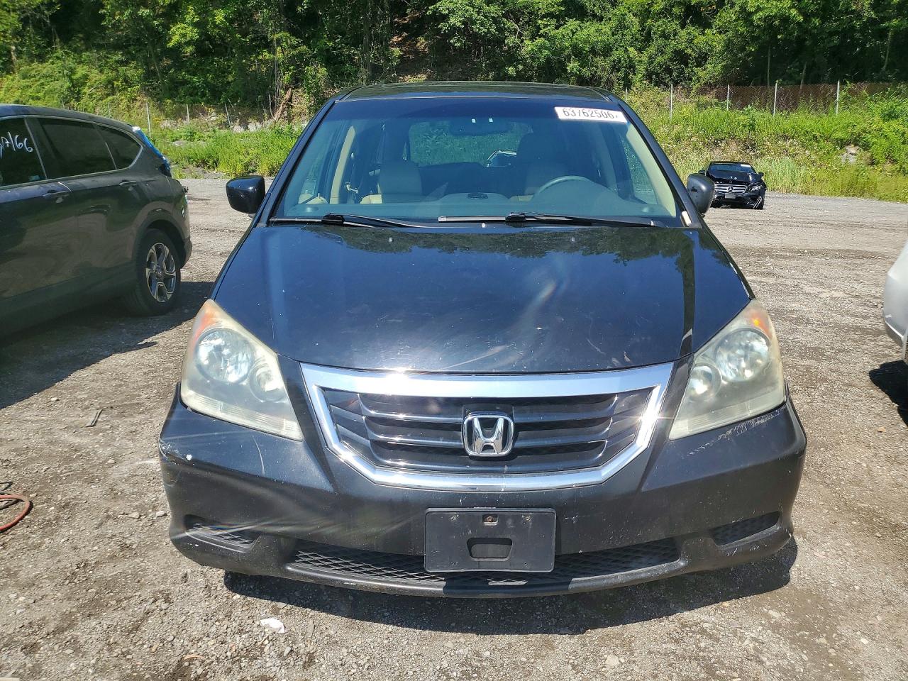 2008 Honda Odyssey Exl Black vin: 5FNRL38718B101918