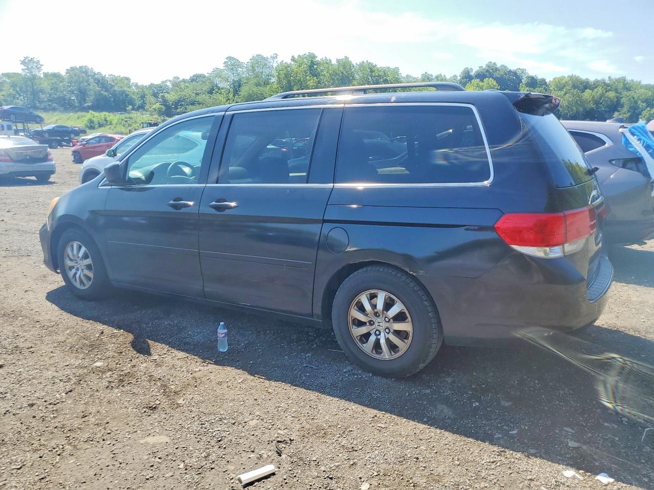 2008 Honda Odyssey Exl Black vin: 5FNRL38718B101918