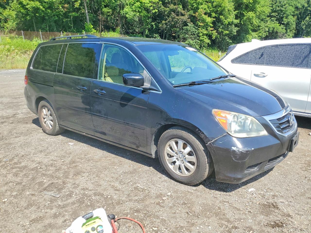 2008 Honda Odyssey Exl Black vin: 5FNRL38718B101918