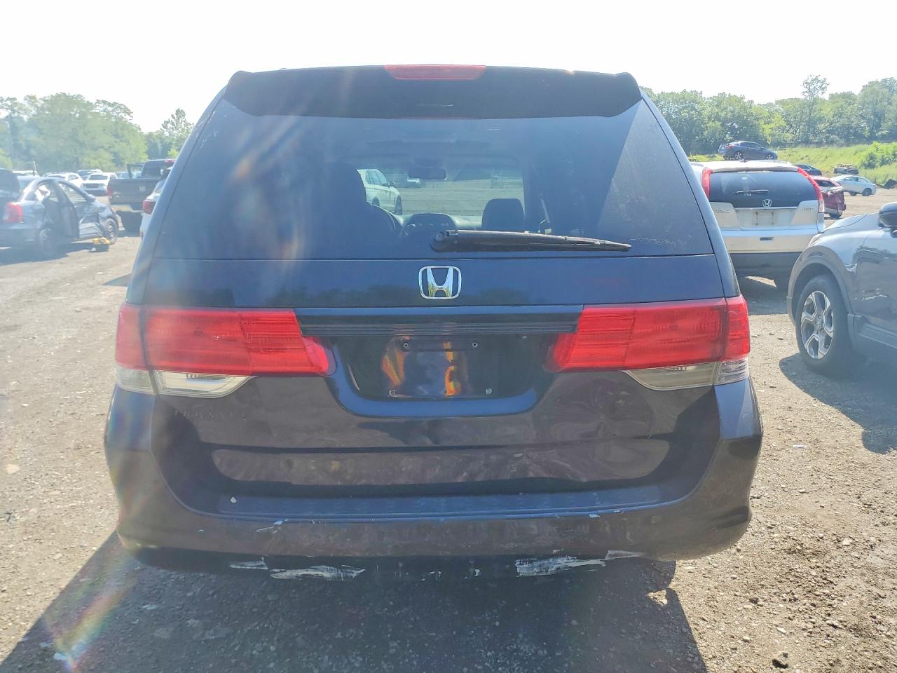 2008 Honda Odyssey Exl Black vin: 5FNRL38718B101918