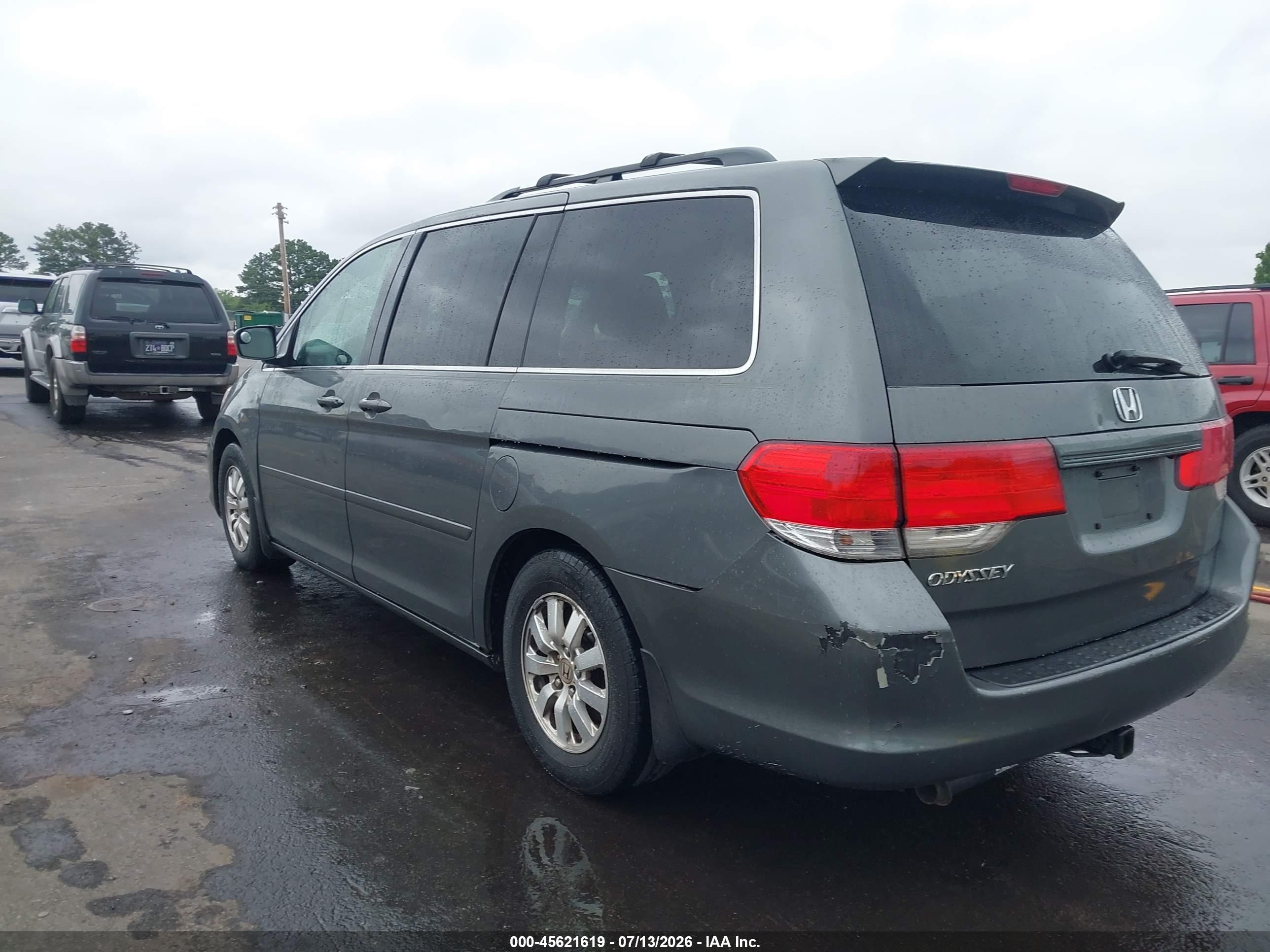 2008 Honda Odyssey Ex-l Gray vin: 5FNRL38718B416346