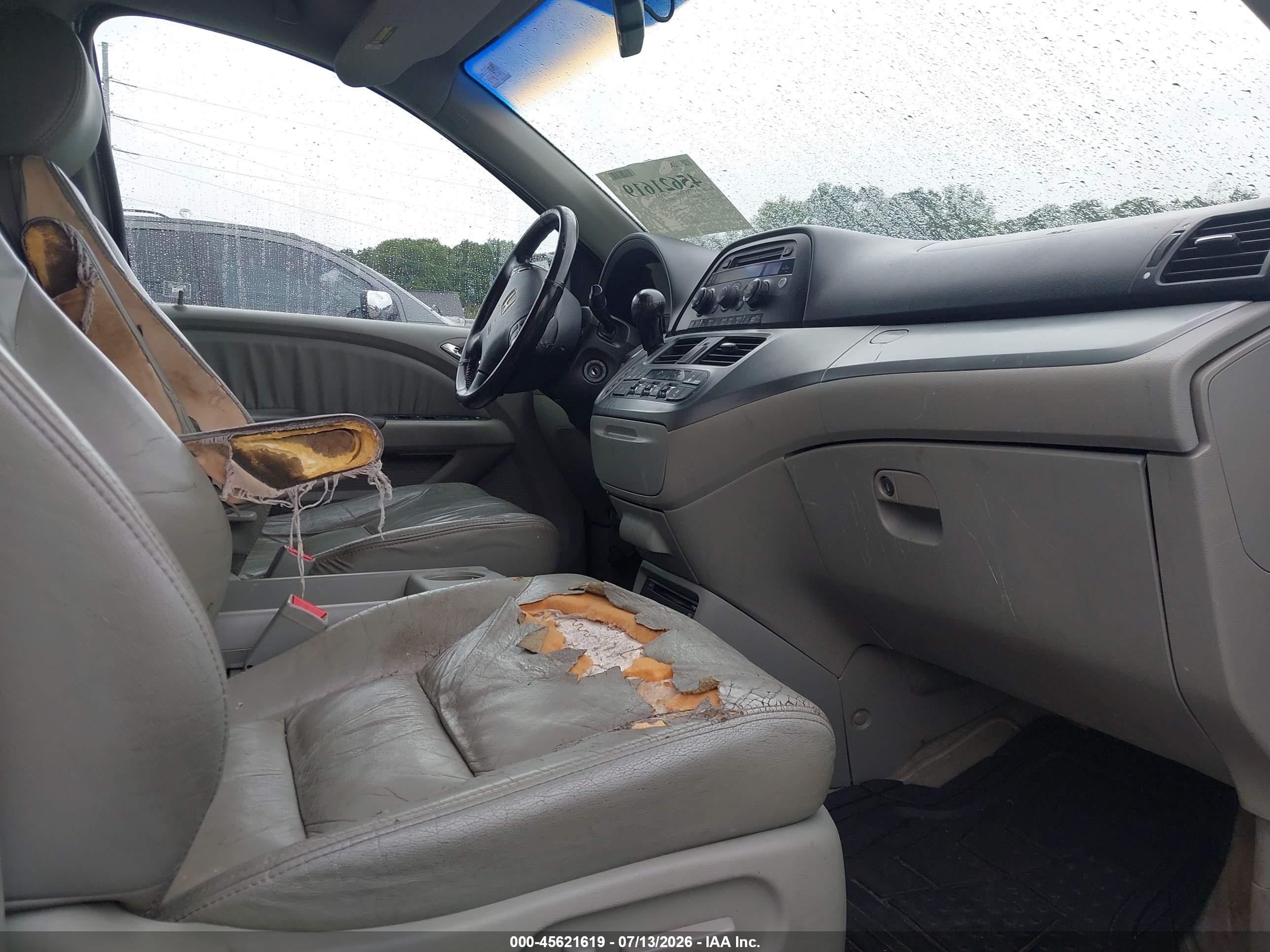 2008 Honda Odyssey Ex-l Gray vin: 5FNRL38718B416346