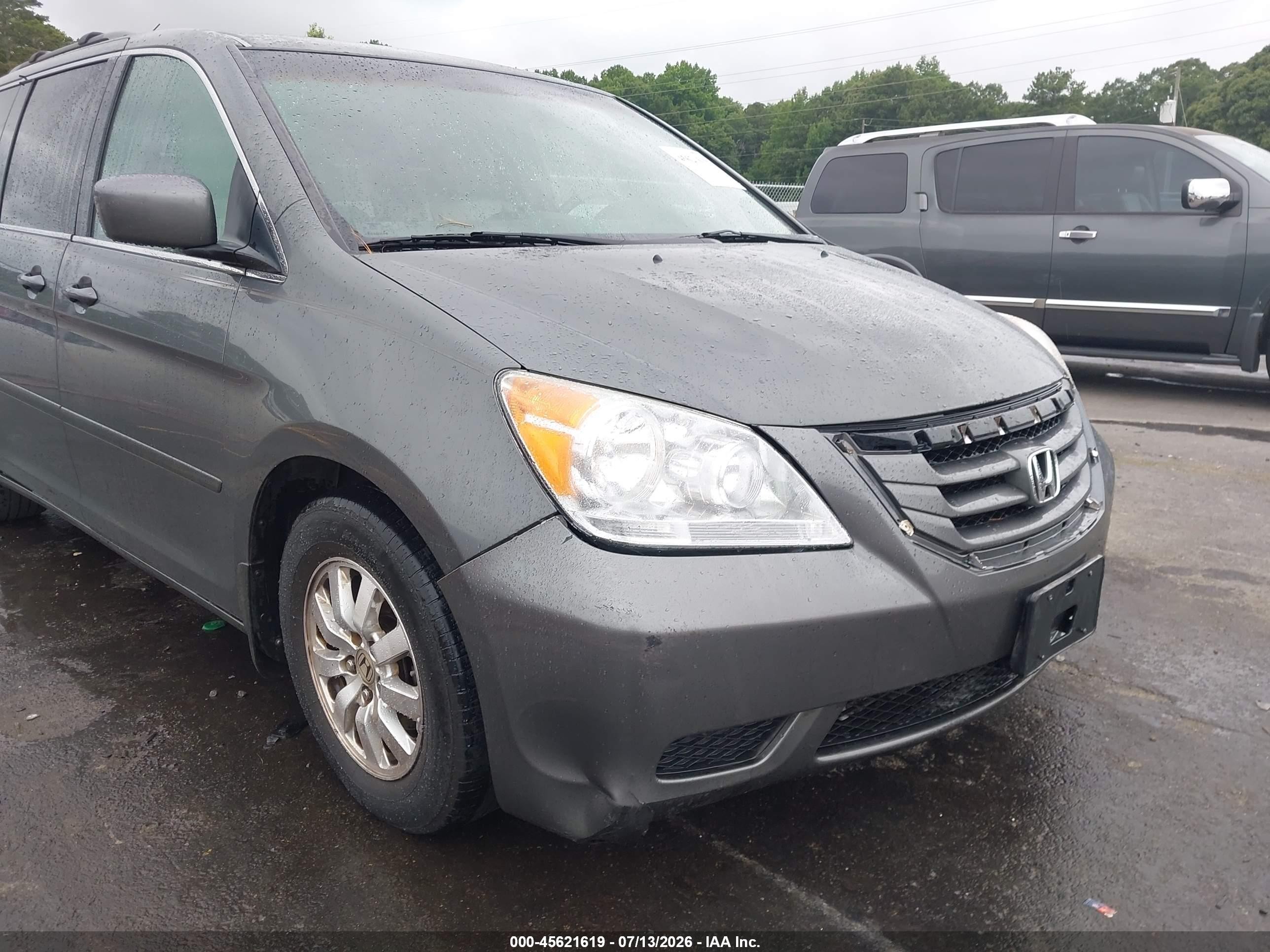 2008 Honda Odyssey Ex-l Gray vin: 5FNRL38718B416346