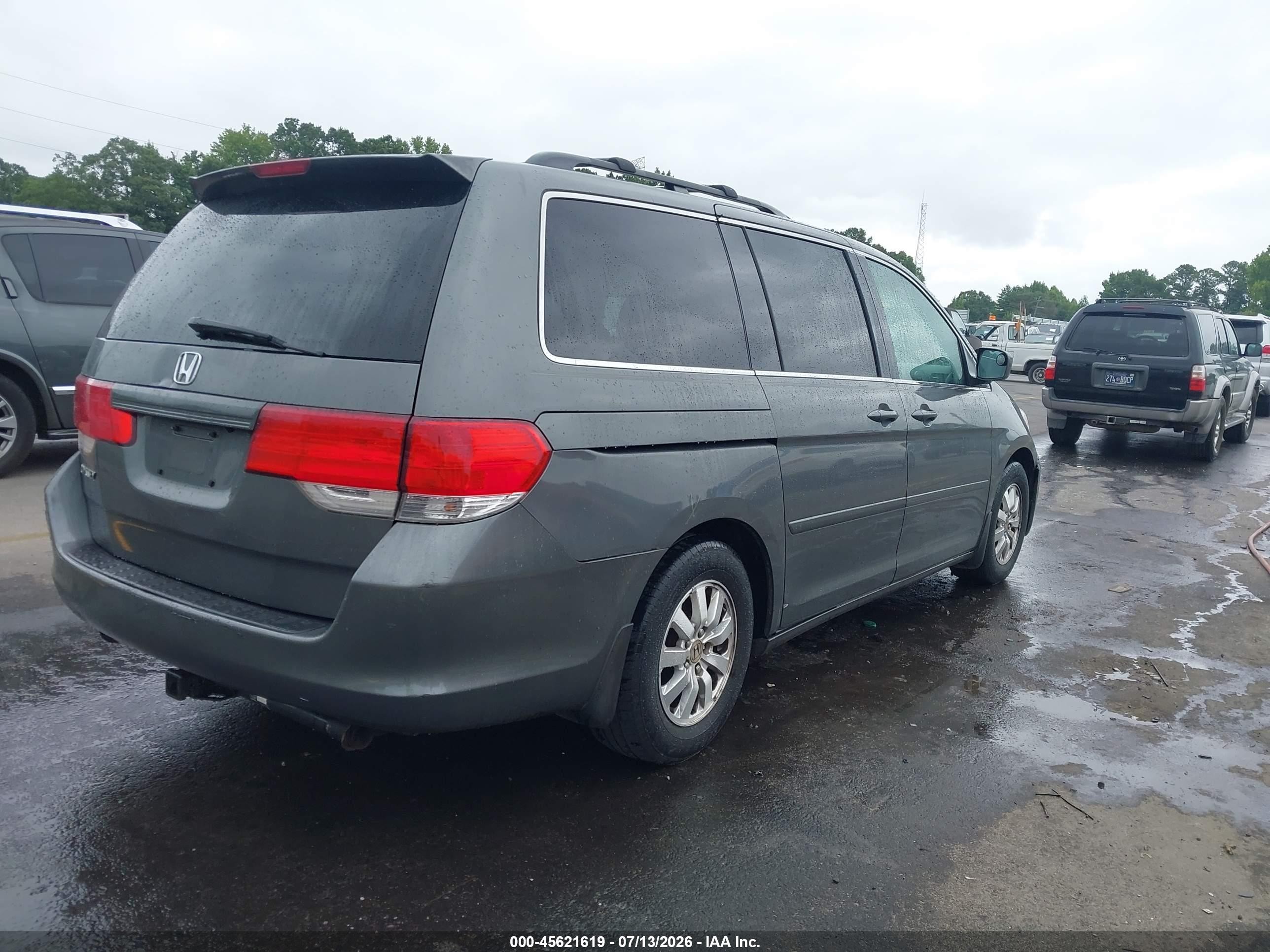 2008 Honda Odyssey Ex-l Gray vin: 5FNRL38718B416346
