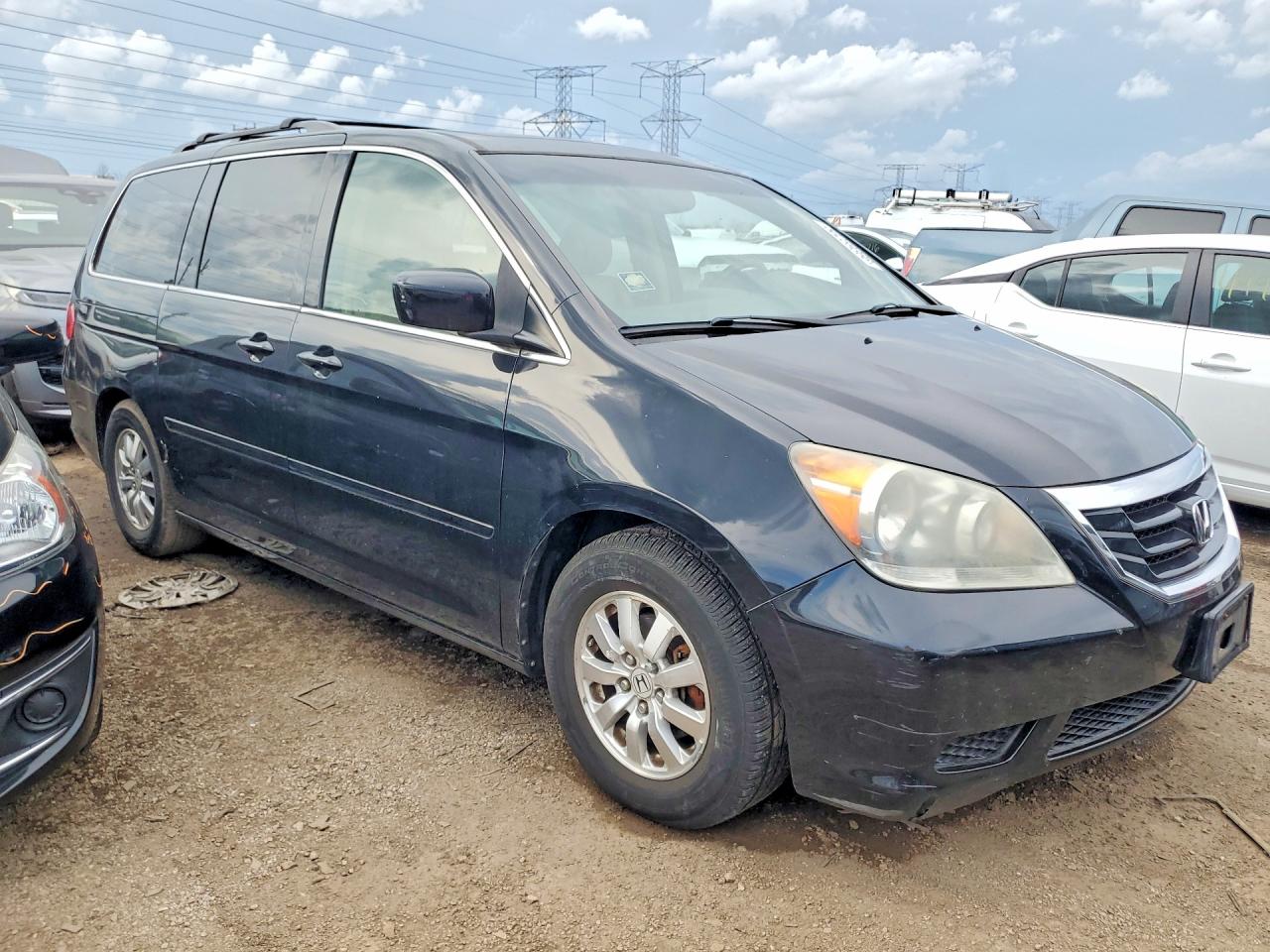 2009 Honda Odyssey Exl Black vin: 5FNRL38719B002081