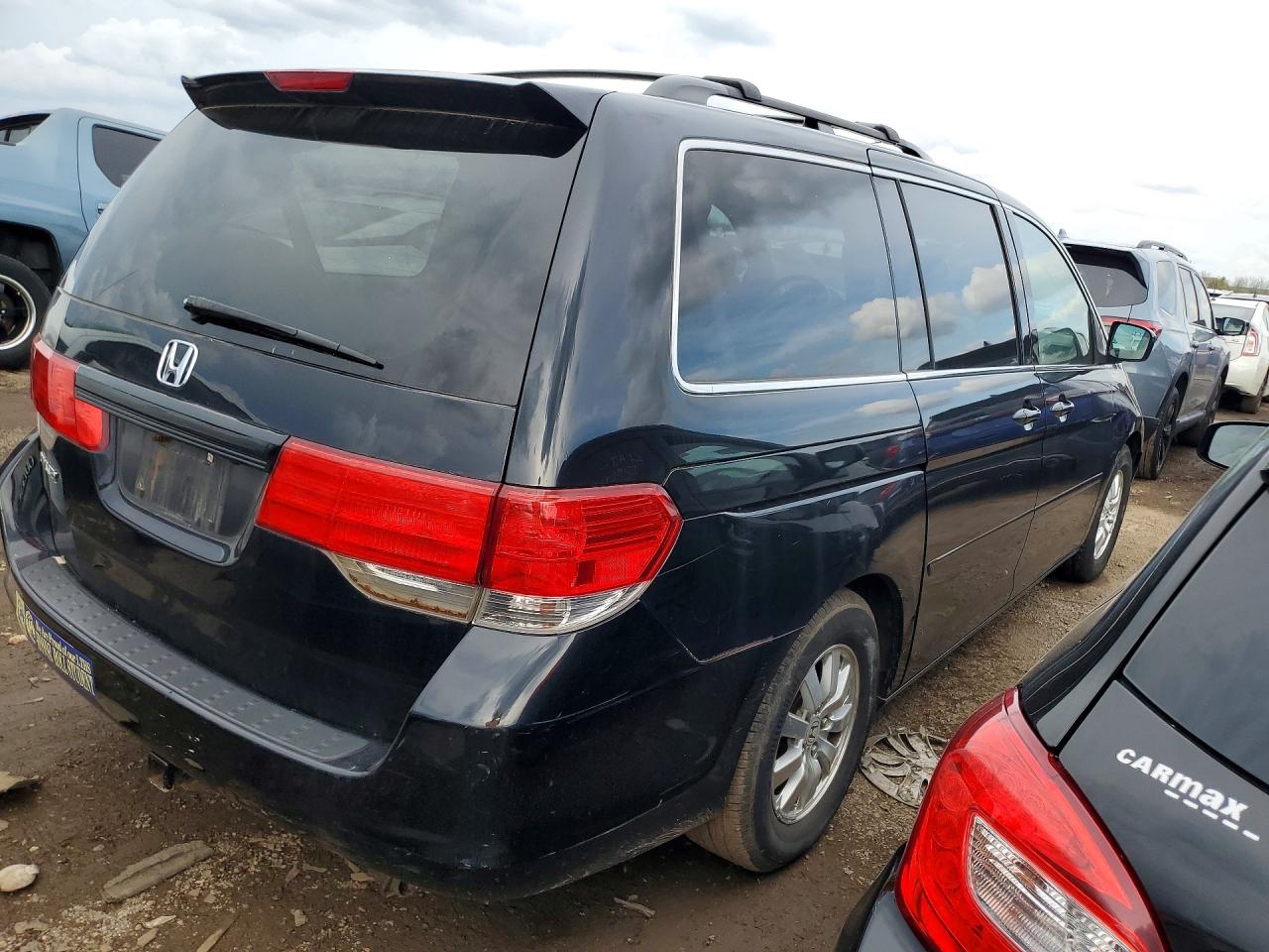 2009 Honda Odyssey Exl Black vin: 5FNRL38719B002081