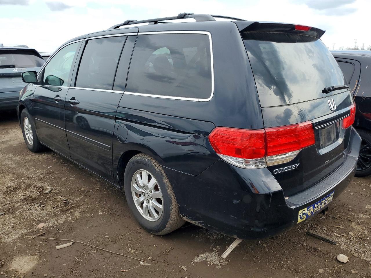 2009 Honda Odyssey Exl Black vin: 5FNRL38719B002081