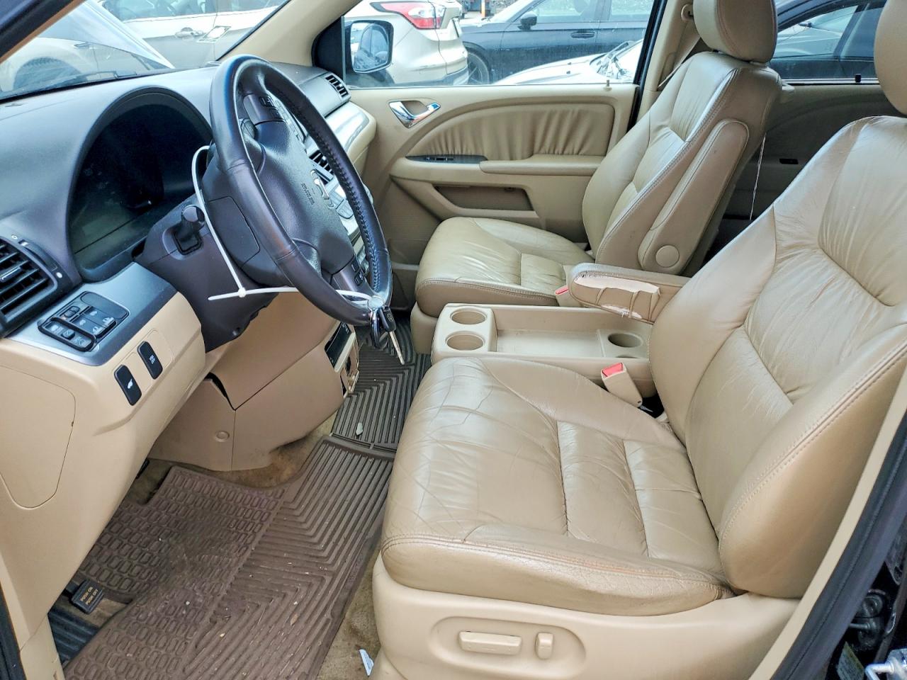 2009 Honda Odyssey Exl Black vin: 5FNRL38719B002081