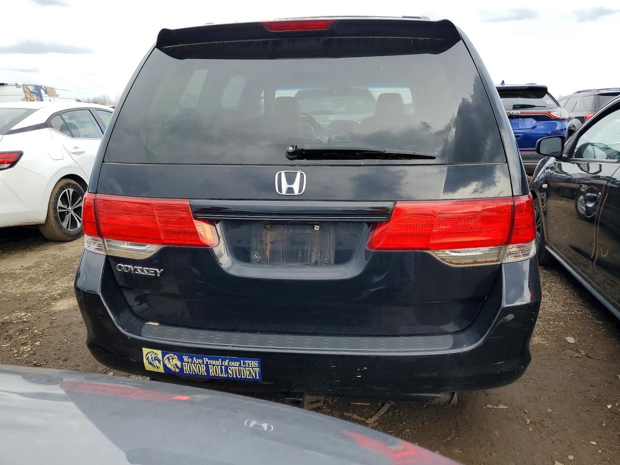 2009 Honda Odyssey Exl Black vin: 5FNRL38719B002081