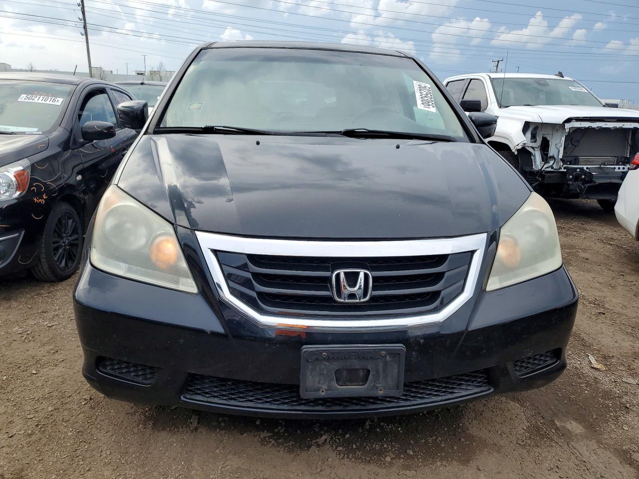 2009 Honda Odyssey Exl Black vin: 5FNRL38719B002081