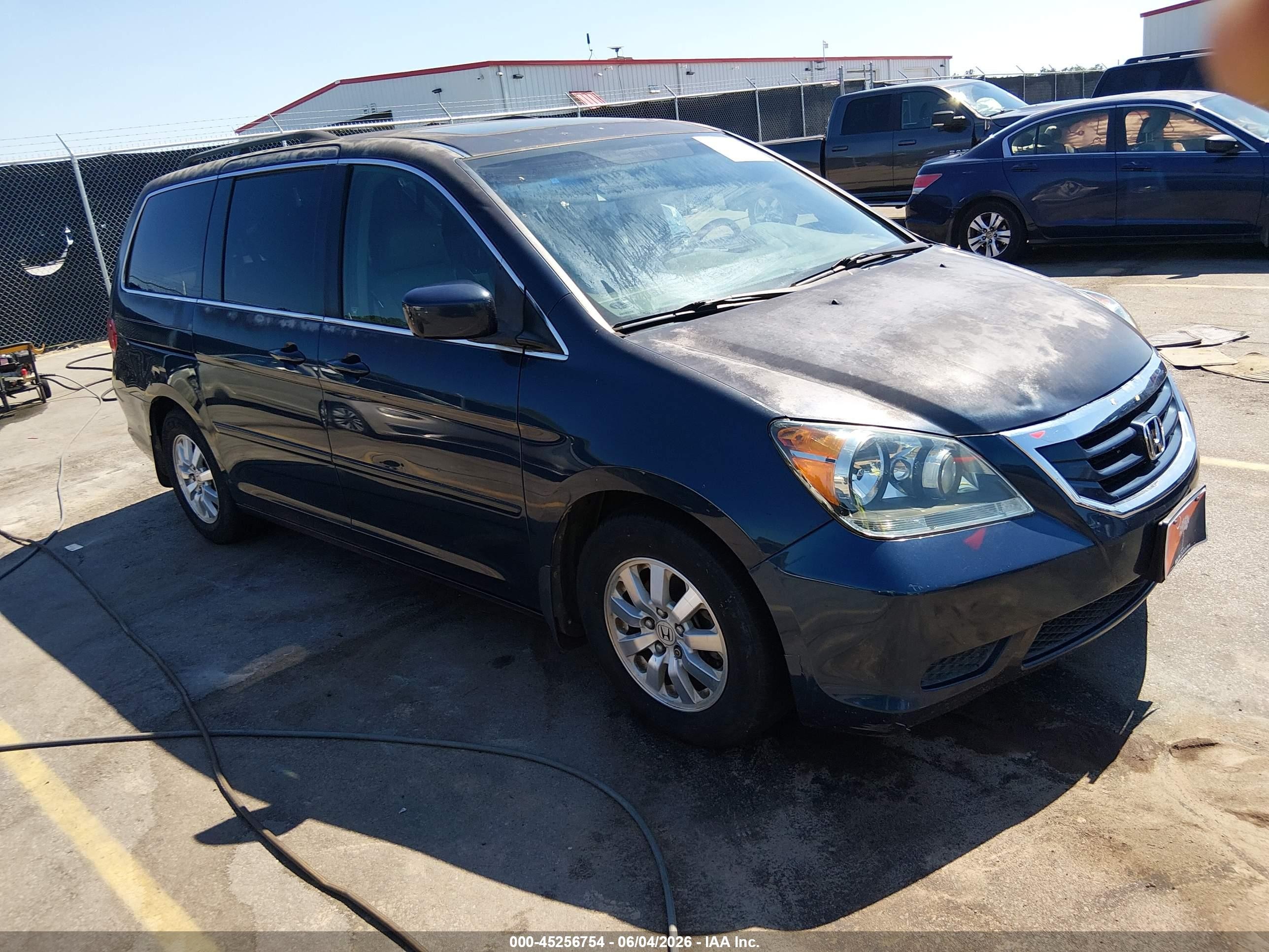 2009 Honda Odyssey Ex-l Blue vin: 5FNRL38719B400794