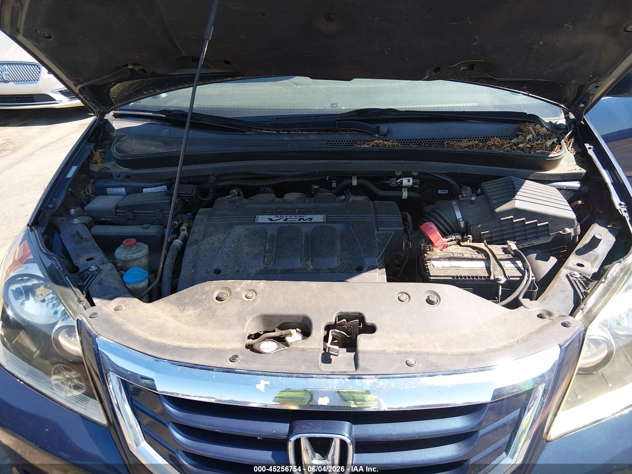 2009 Honda Odyssey Ex-l Blue vin: 5FNRL38719B400794