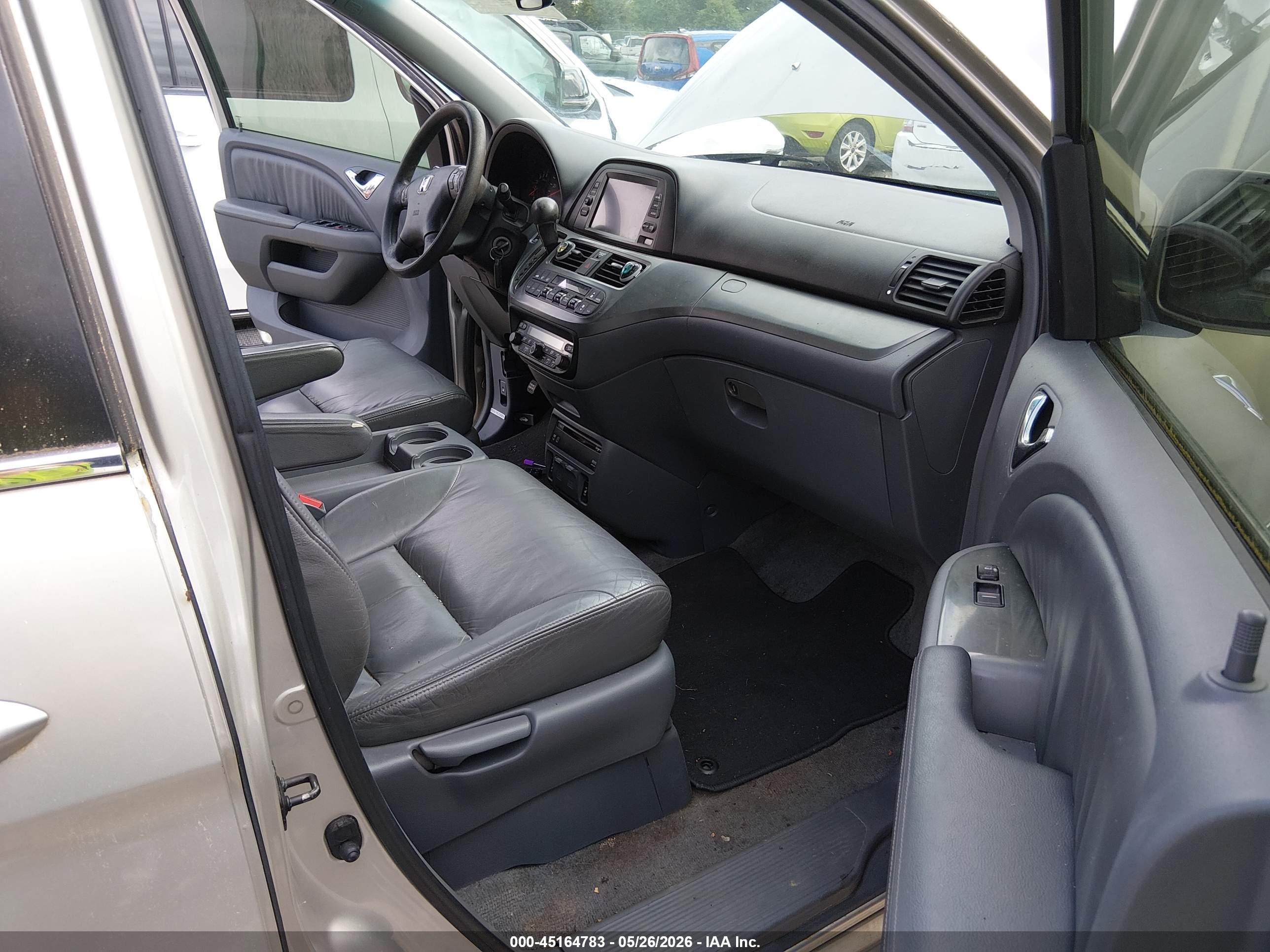 2005 Honda Odyssey Ex-l Silver vin: 5FNRL38725B043782