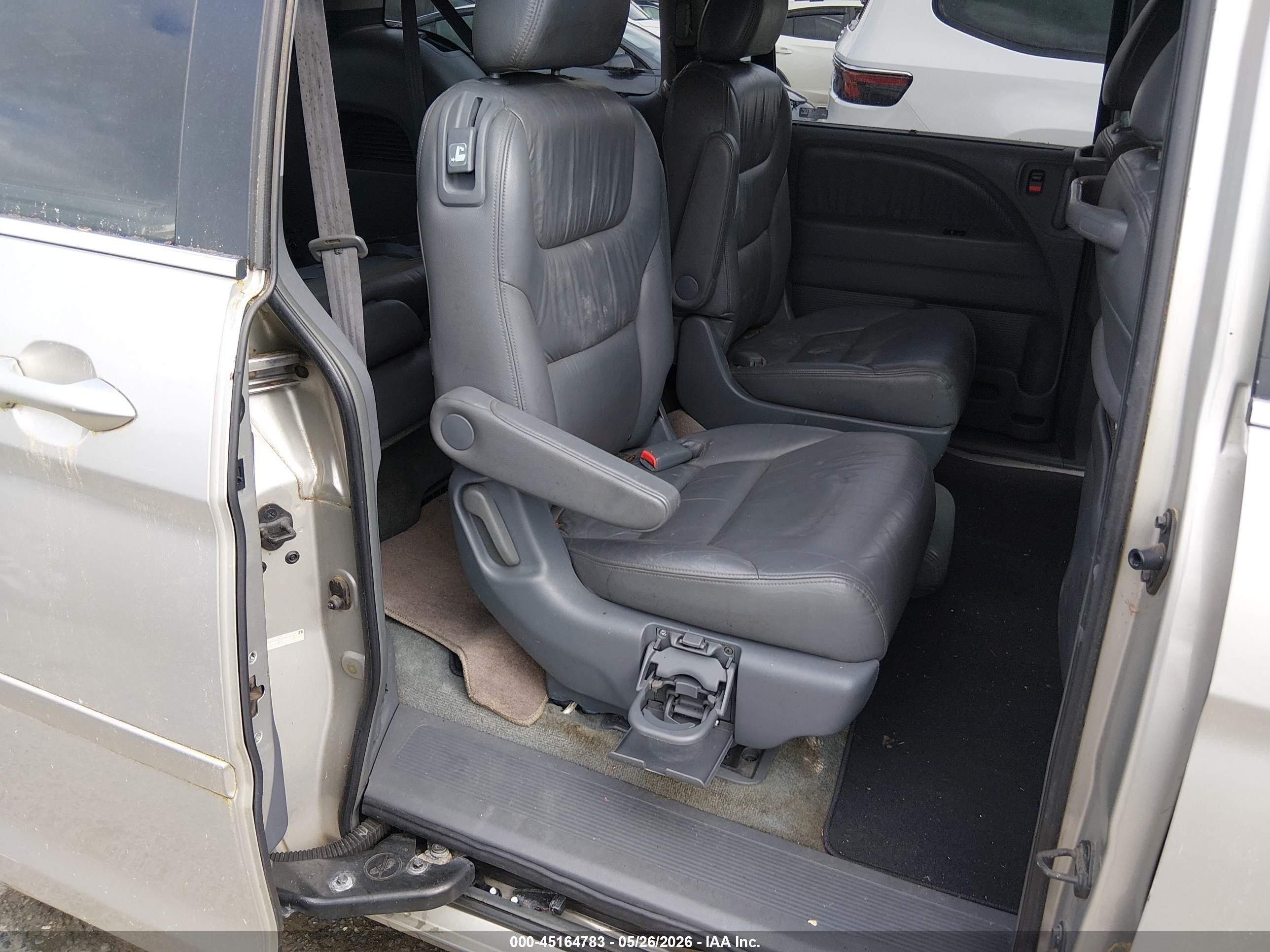 2005 Honda Odyssey Ex-l Silver vin: 5FNRL38725B043782