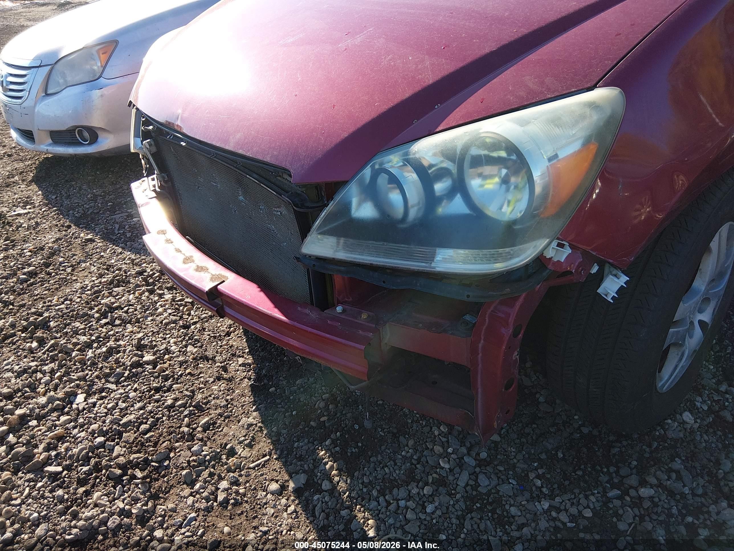 2005 Honda Odyssey Ex-l Red vin: 5FNRL38725B080220