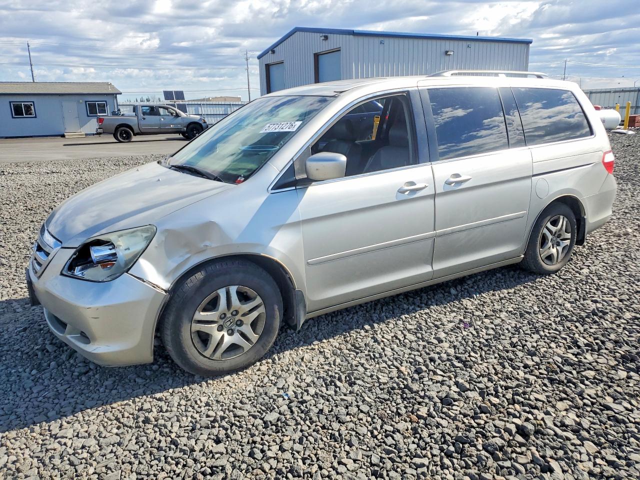 2005 Honda Odyssey Exl Silver vin: 5FNRL38725B096689