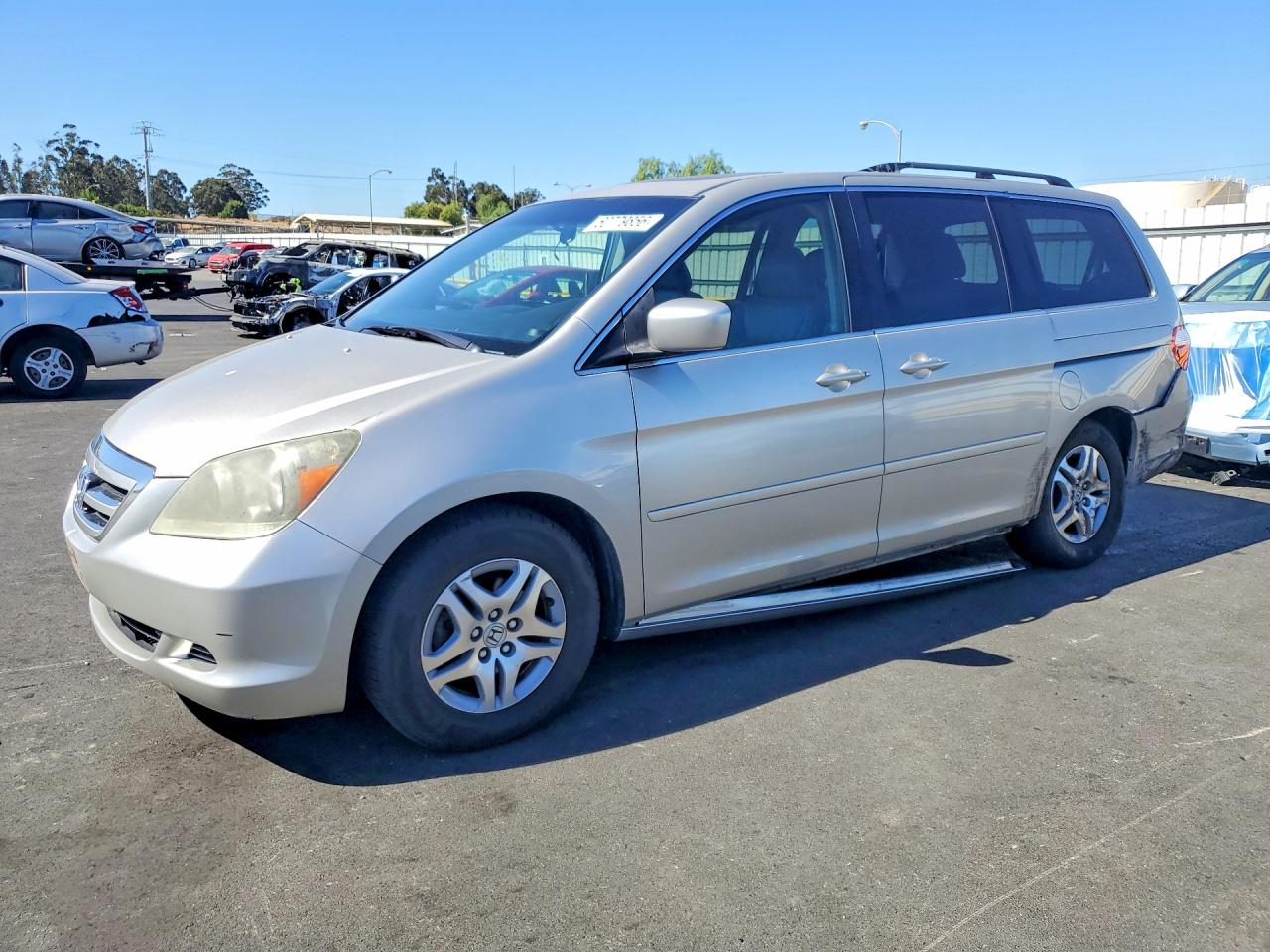 2006 Honda Odyssey Exl Бежевый vin: 5FNRL38726B009794