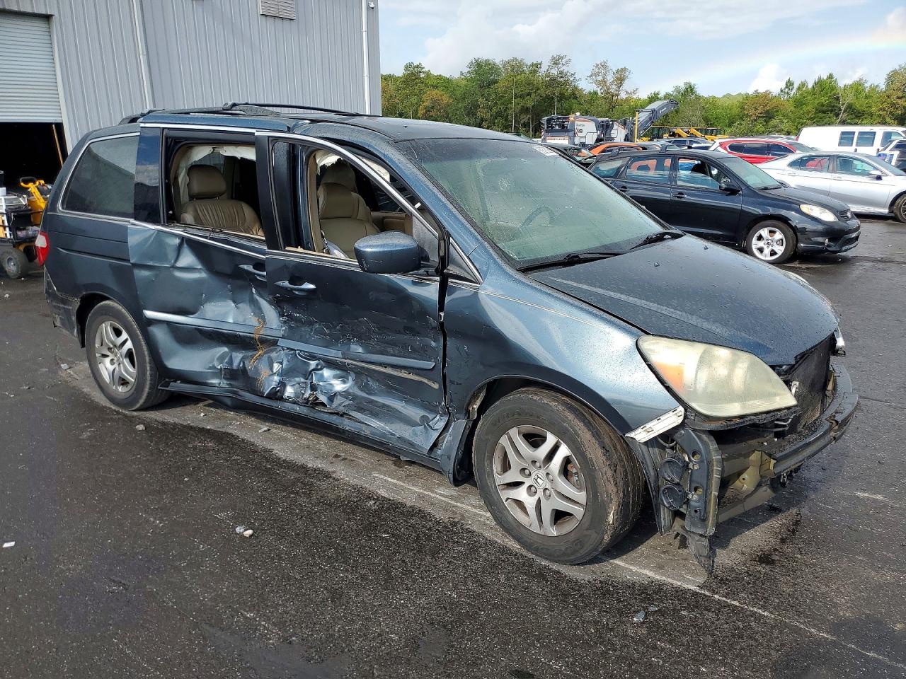 2006 Honda Odyssey Exl Blue vin: 5FNRL38726B027809