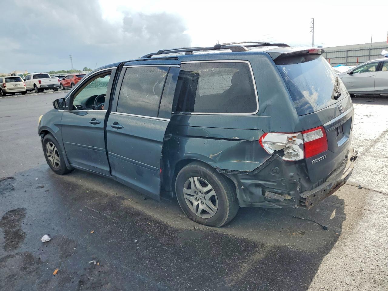 2006 Honda Odyssey Exl Blue vin: 5FNRL38726B027809