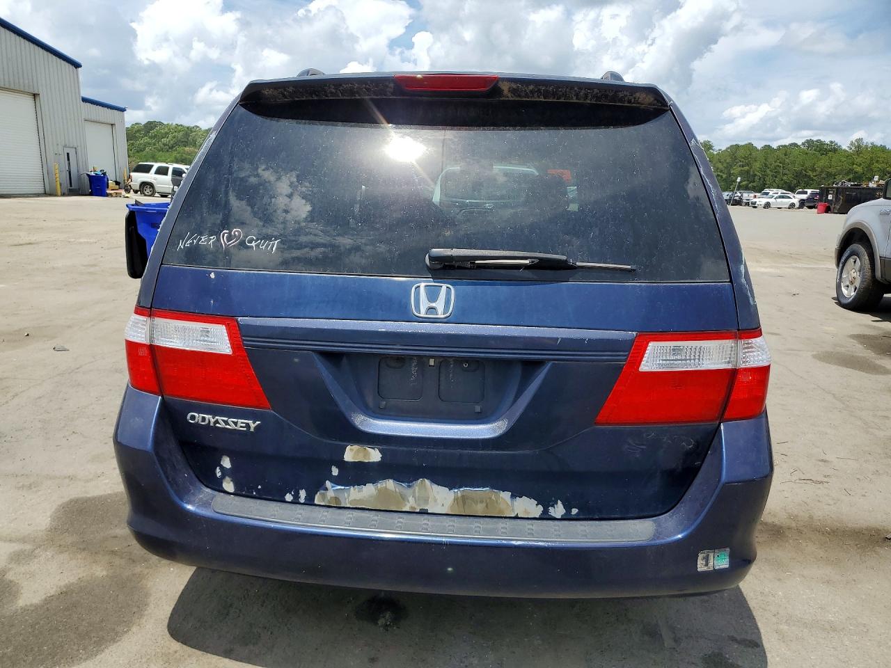 2006 Honda Odyssey Exl Blue vin: 5FNRL38726B047168