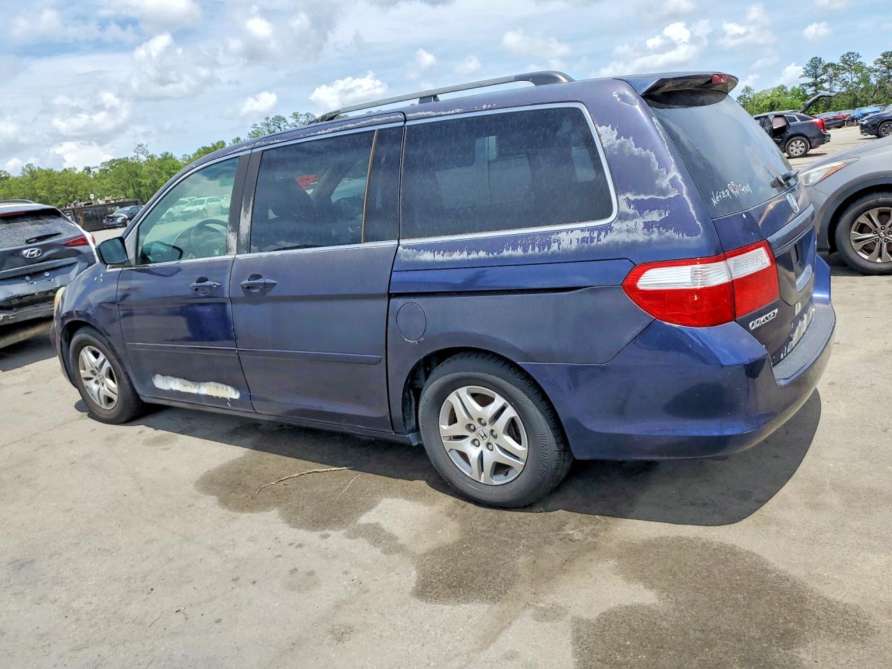 2006 Honda Odyssey Exl Blue vin: 5FNRL38726B047168