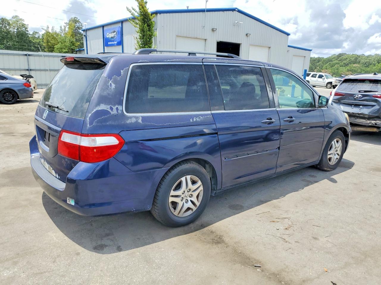 2006 Honda Odyssey Exl Blue vin: 5FNRL38726B047168