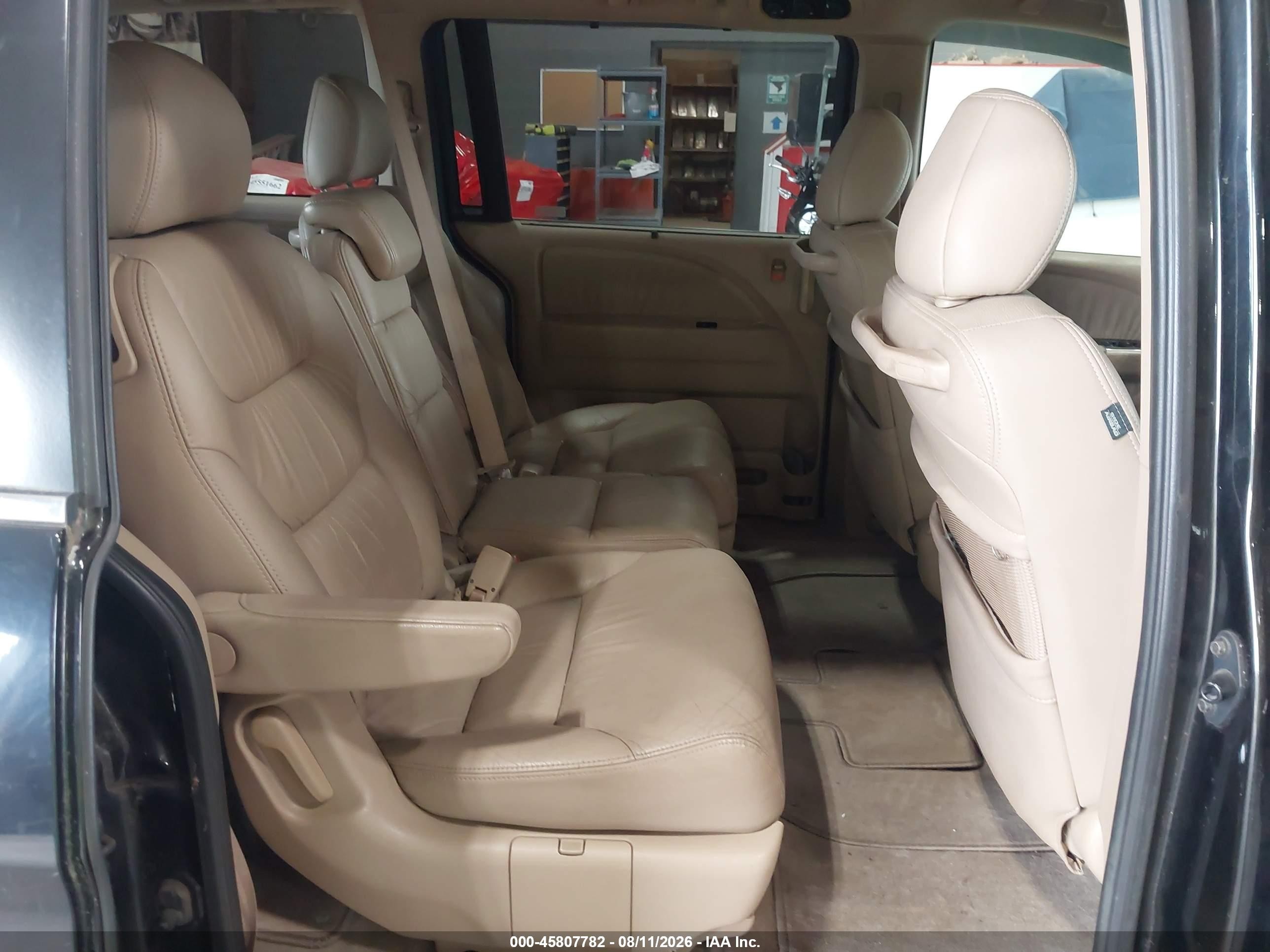 2007 Honda Odyssey Ex-l Black vin: 5FNRL38727B030064