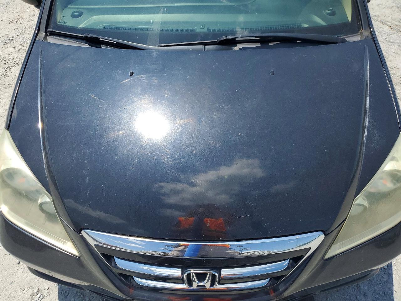 2007 Honda Odyssey Exl Black vin: 5FNRL38727B044157