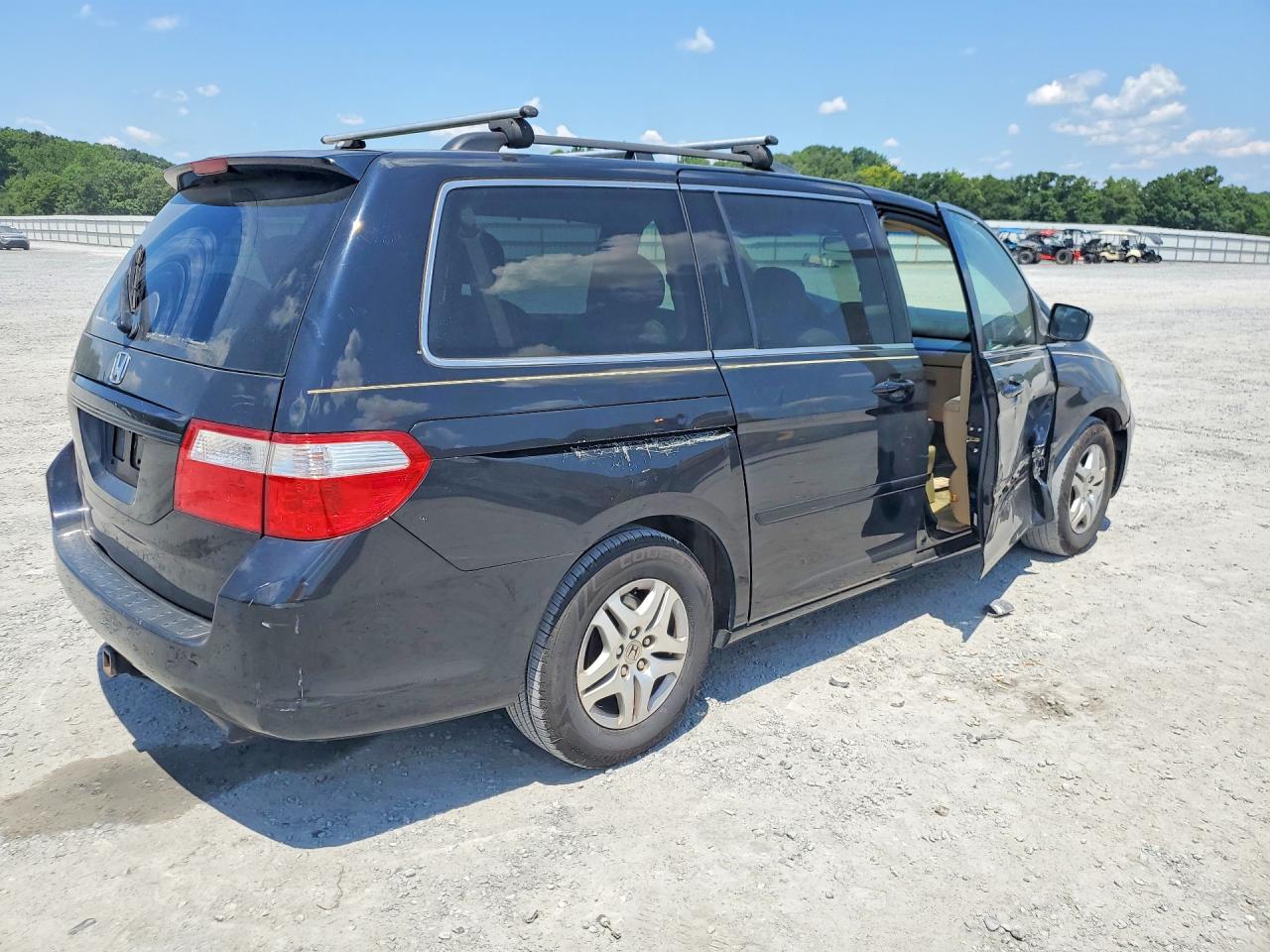 2007 Honda Odyssey Exl Black vin: 5FNRL38727B044157