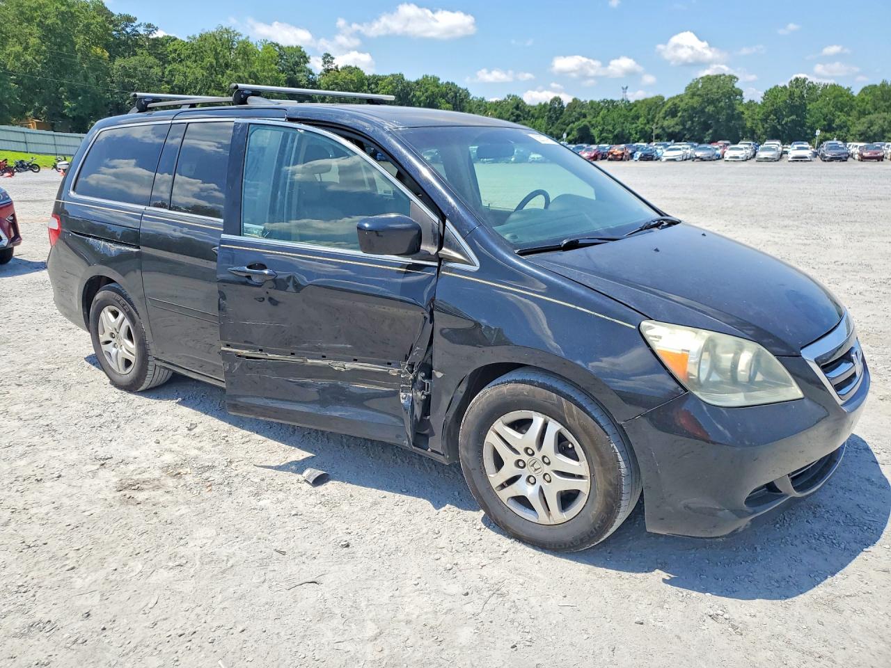2007 Honda Odyssey Exl Black vin: 5FNRL38727B044157
