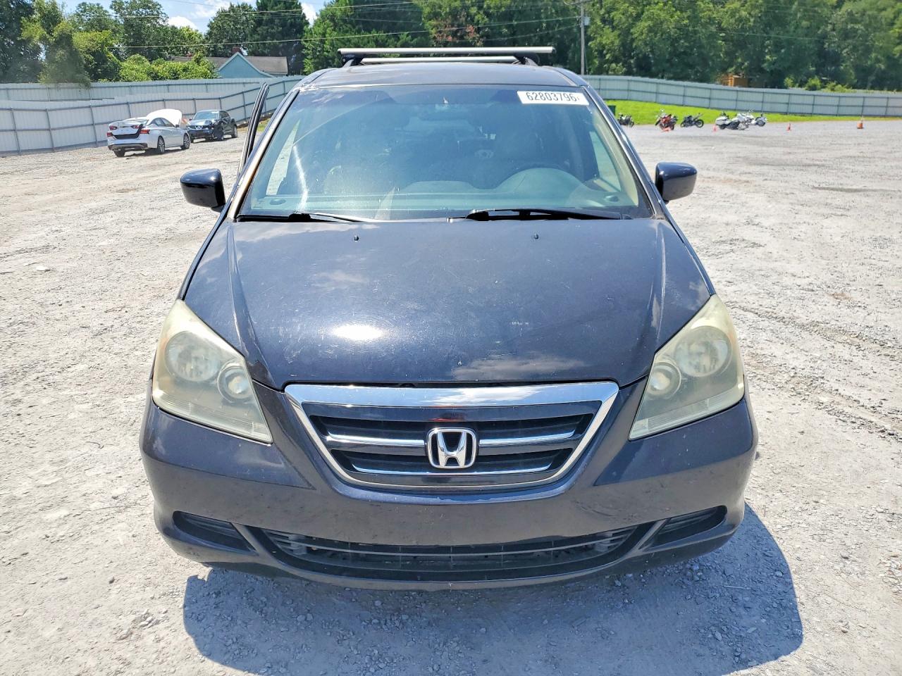 2007 Honda Odyssey Exl Black vin: 5FNRL38727B044157