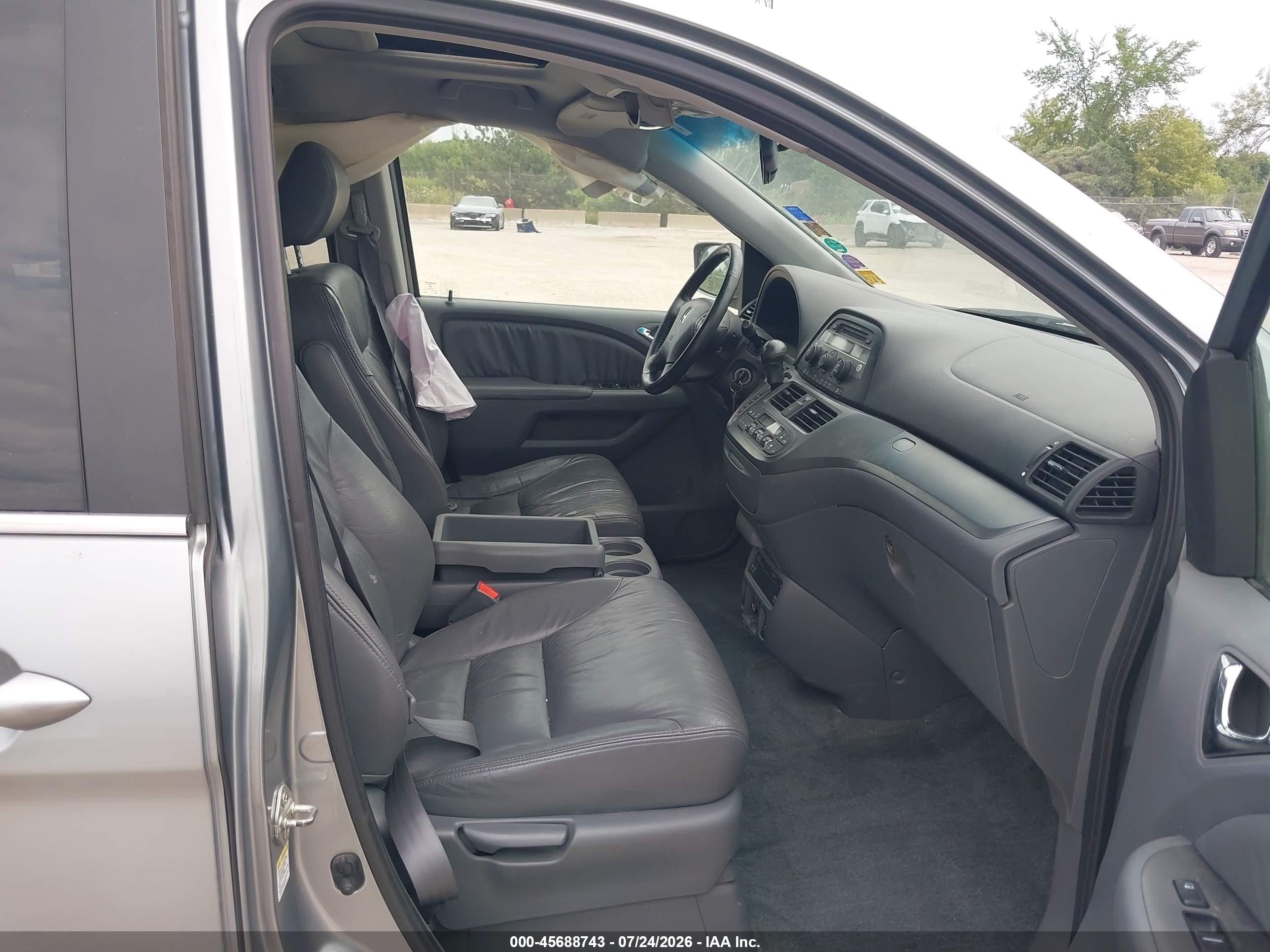 2007 Honda Odyssey Ex-l Light Blue vin: 5FNRL38727B044790