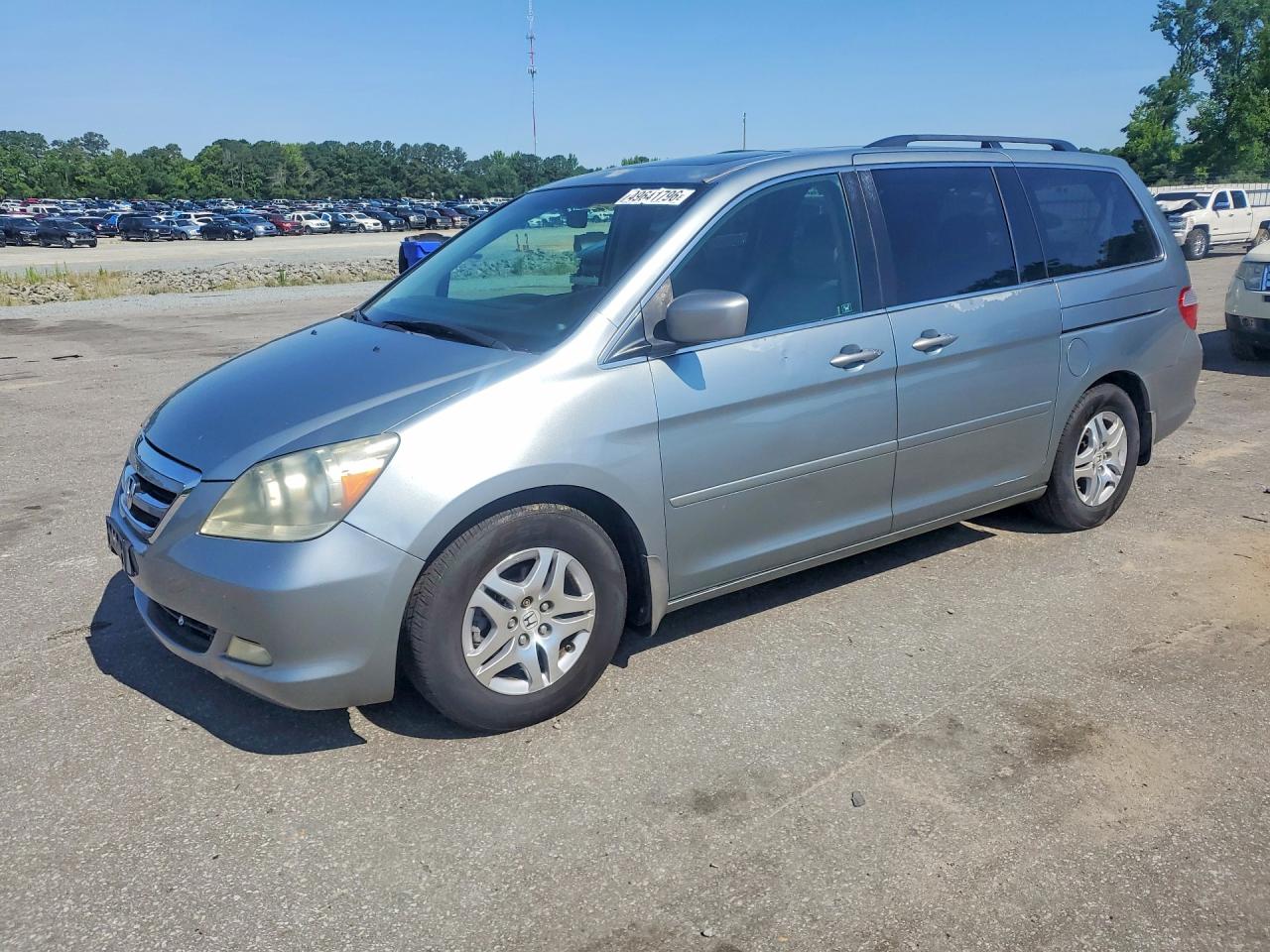 2007 Honda Odyssey Exl Gray vin: 5FNRL38727B063629