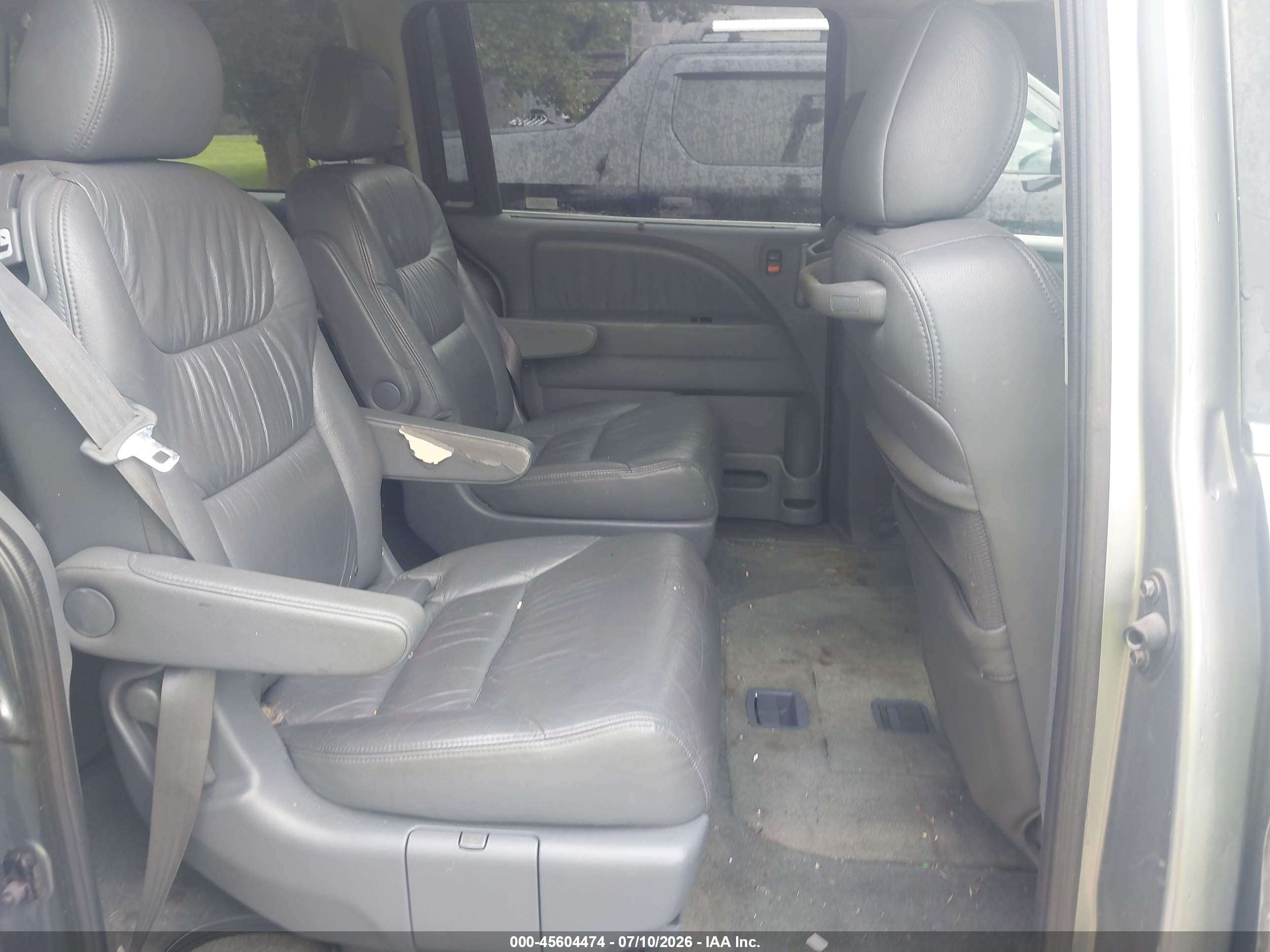 2007 Honda Odyssey Ex-l Silver vin: 5FNRL38727B110013