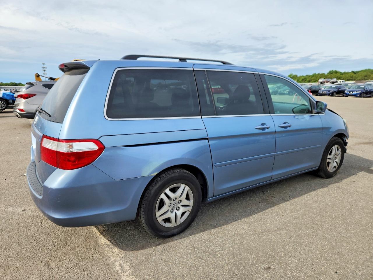 2007 Honda Odyssey Blue vin: 5FNRL38727B116359