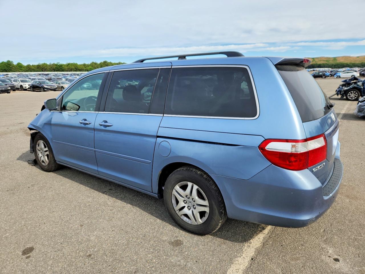 2007 Honda Odyssey Blue vin: 5FNRL38727B116359