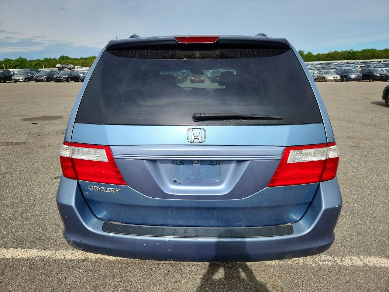 2007 Honda Odyssey Blue vin: 5FNRL38727B116359