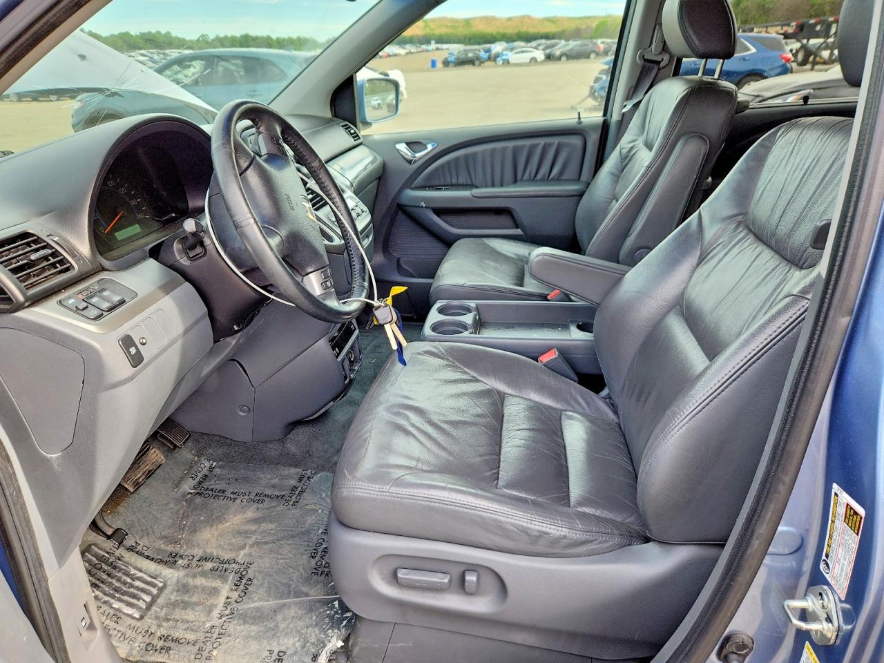 2007 Honda Odyssey Blue vin: 5FNRL38727B116359