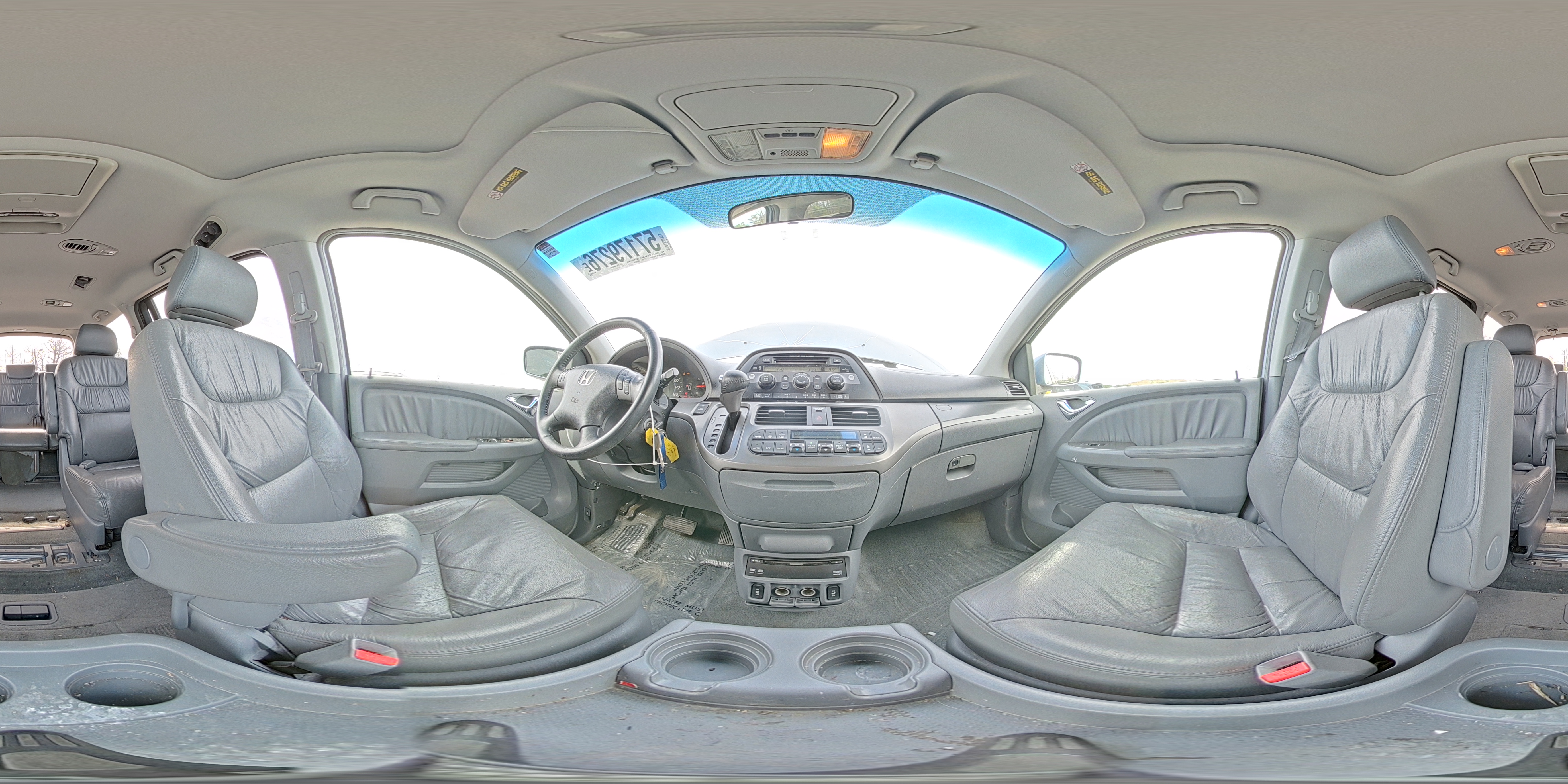 2007 Honda Odyssey Blue vin: 5FNRL38727B116359