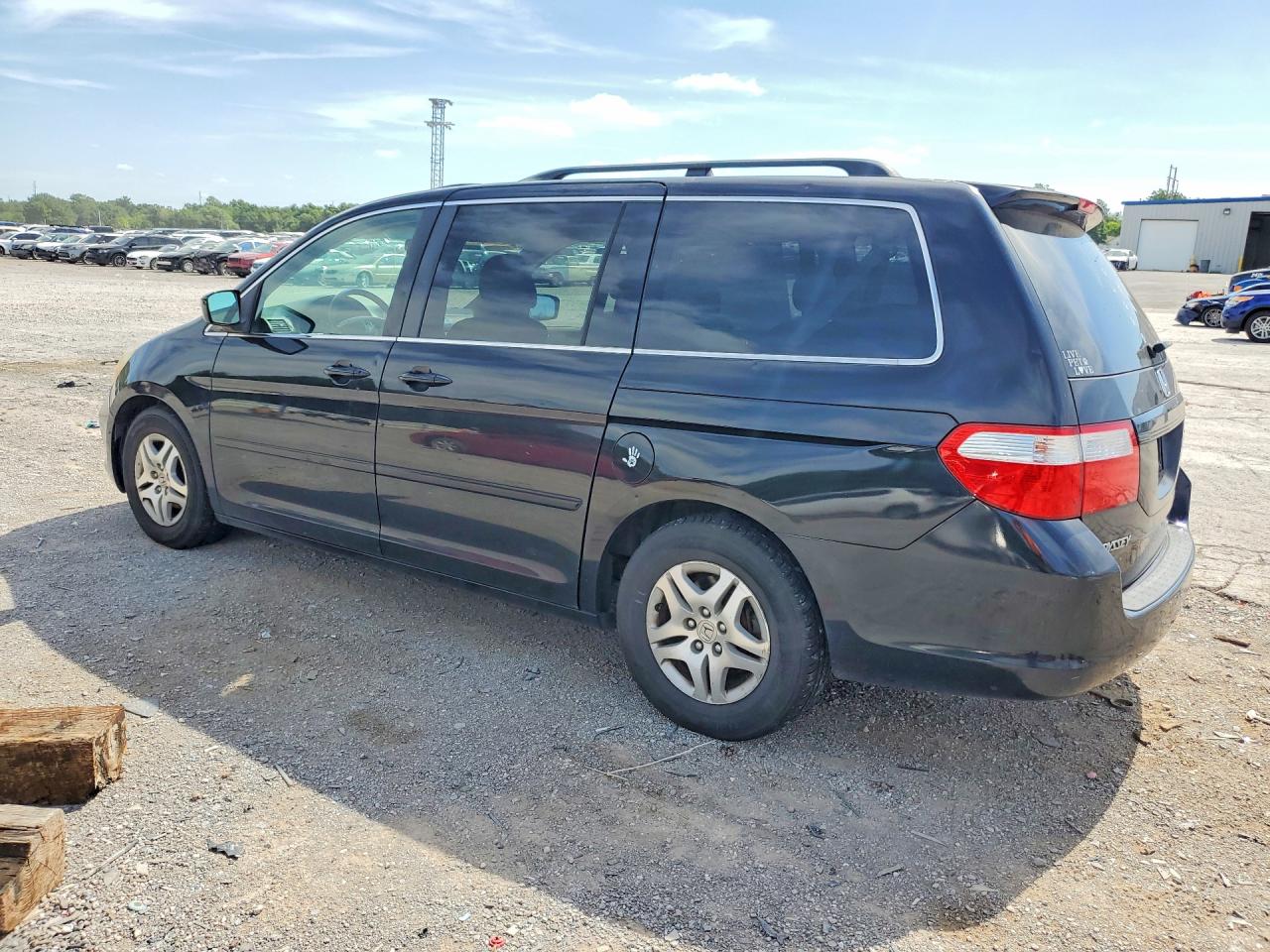 2007 Honda Odyssey Exl Black vin: 5FNRL38727B136207
