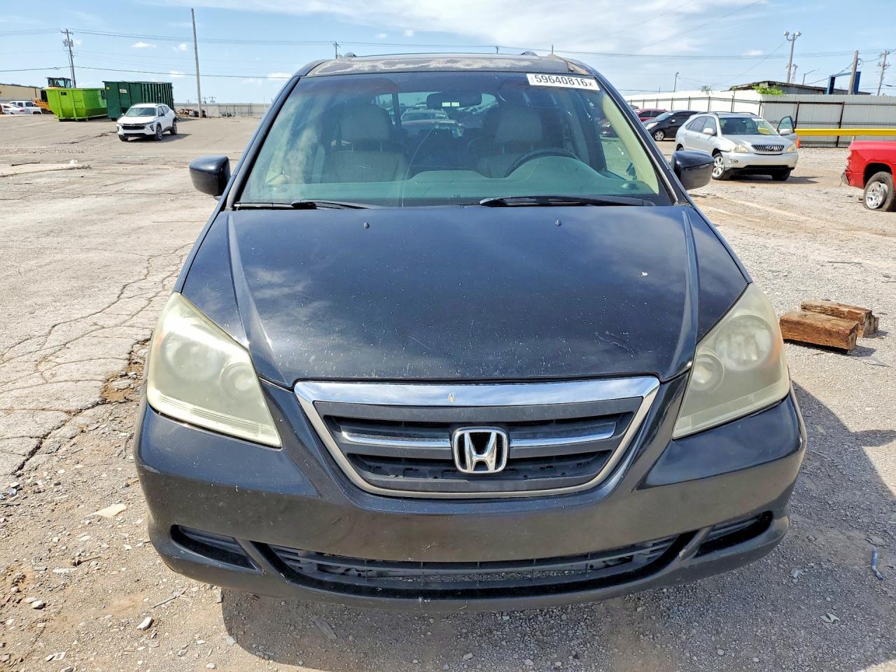 2007 Honda Odyssey Exl Black vin: 5FNRL38727B136207