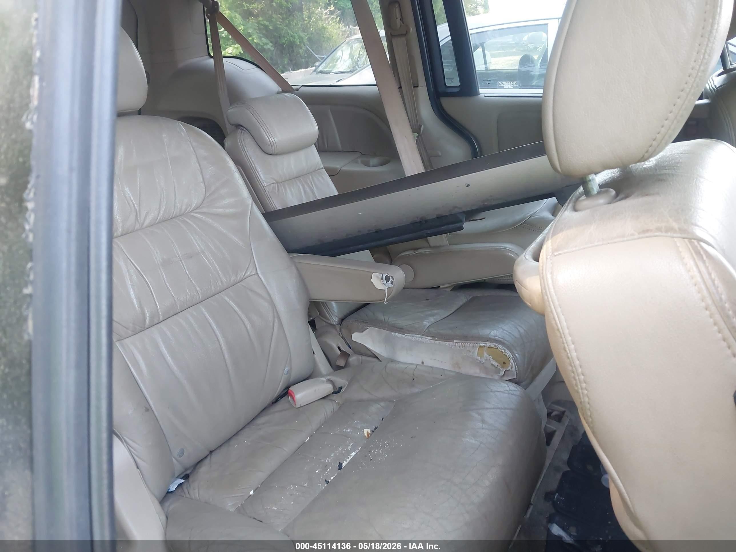 2007 Honda Odyssey Ex-l Gold vin: 5FNRL38727B136448