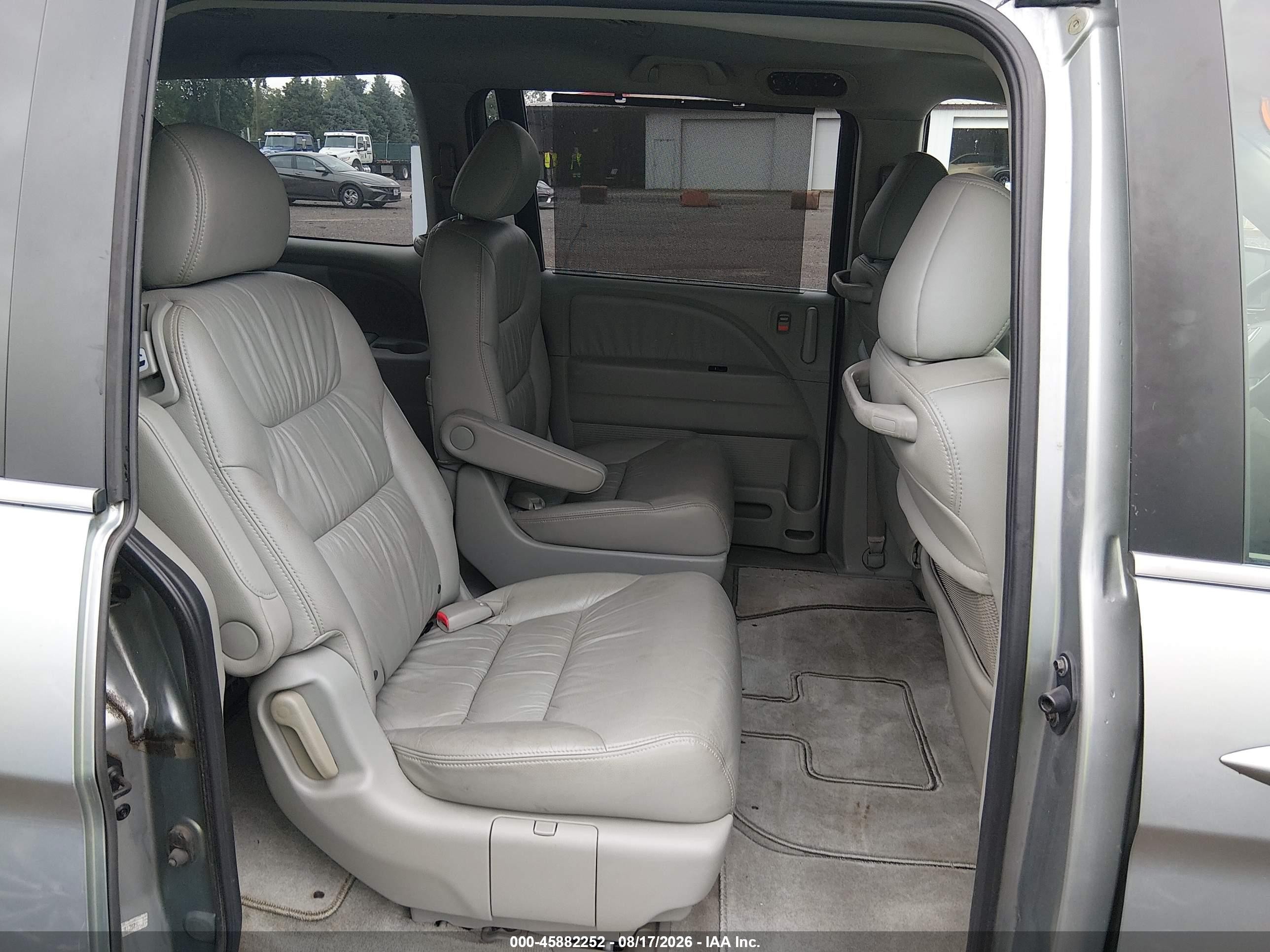 2007 Honda Odyssey Ex-l Silver vin: 5FNRL38727B139253