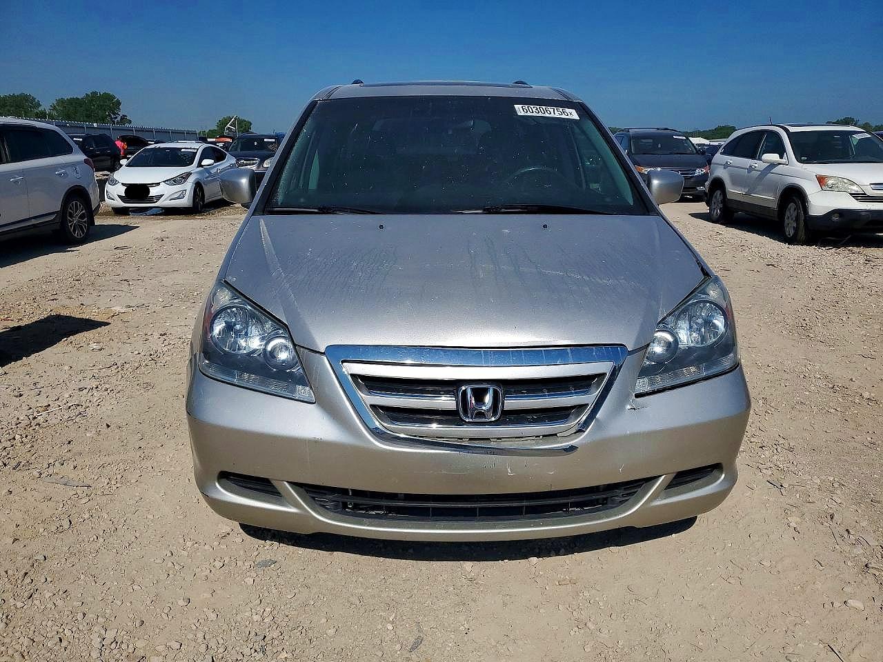 2007 Honda Odyssey Exl Silver vin: 5FNRL38727B404107