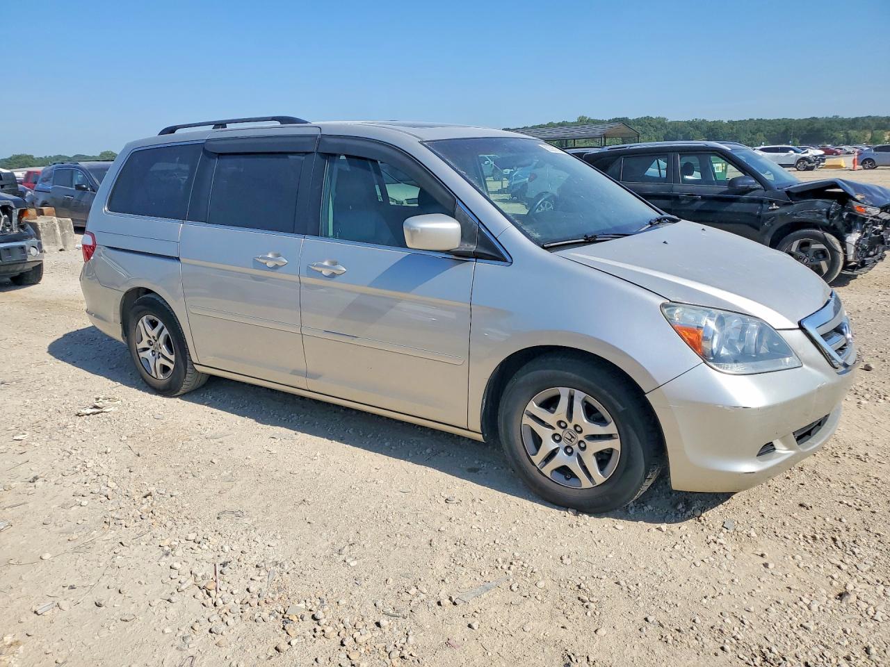 2007 Honda Odyssey Exl Silver vin: 5FNRL38727B404107