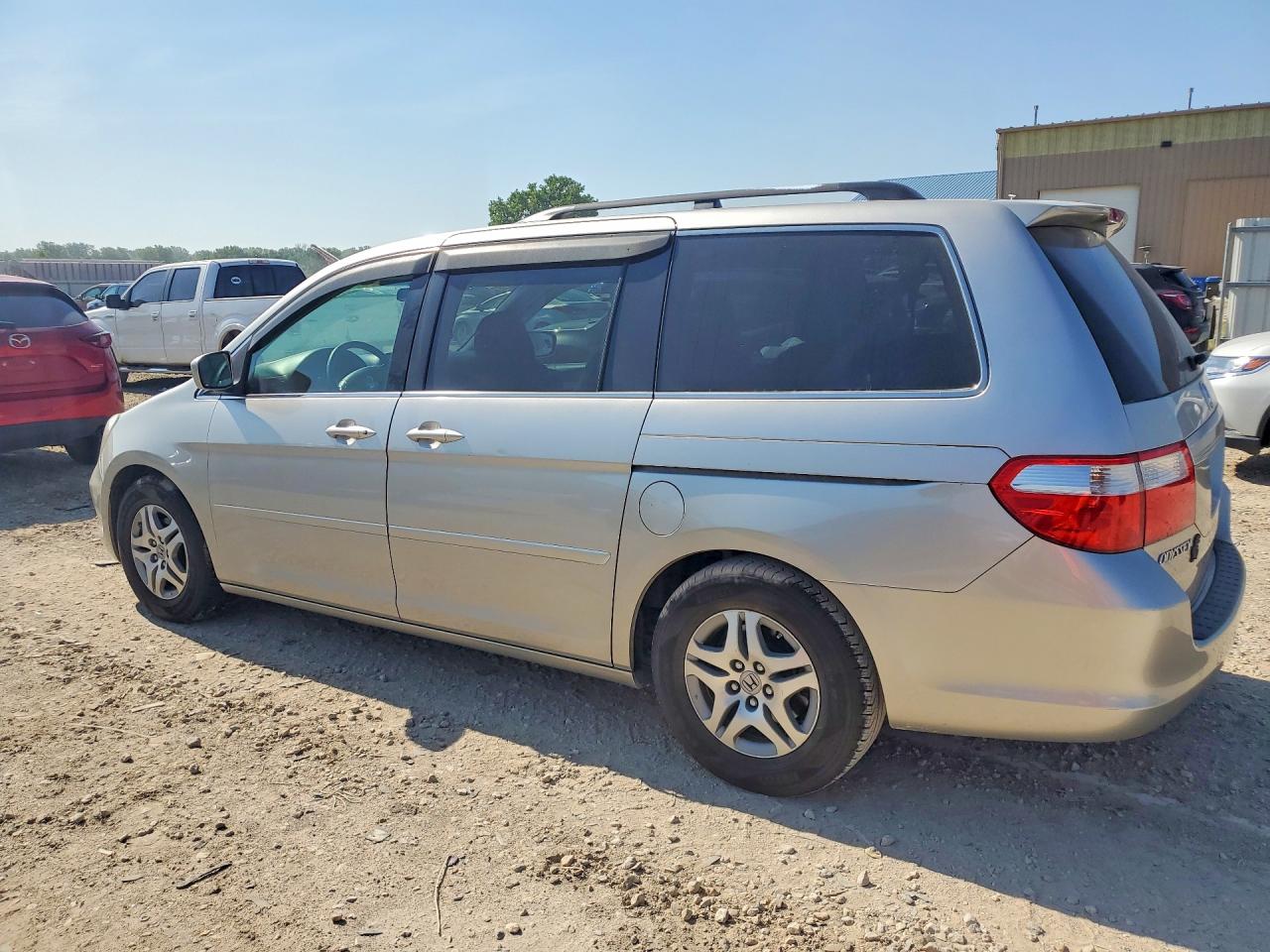 2007 Honda Odyssey Exl Silver vin: 5FNRL38727B404107