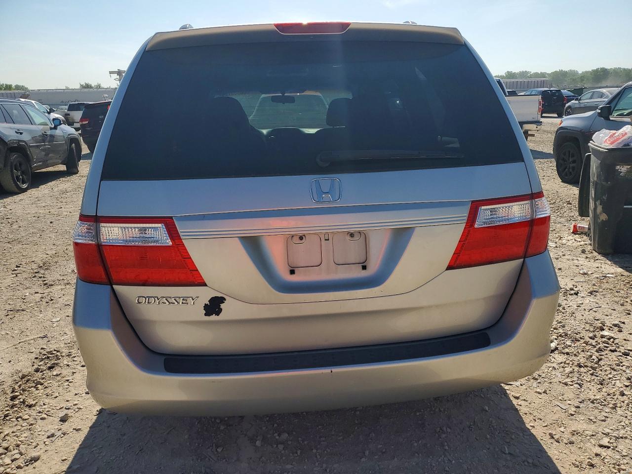 2007 Honda Odyssey Exl Silver vin: 5FNRL38727B404107