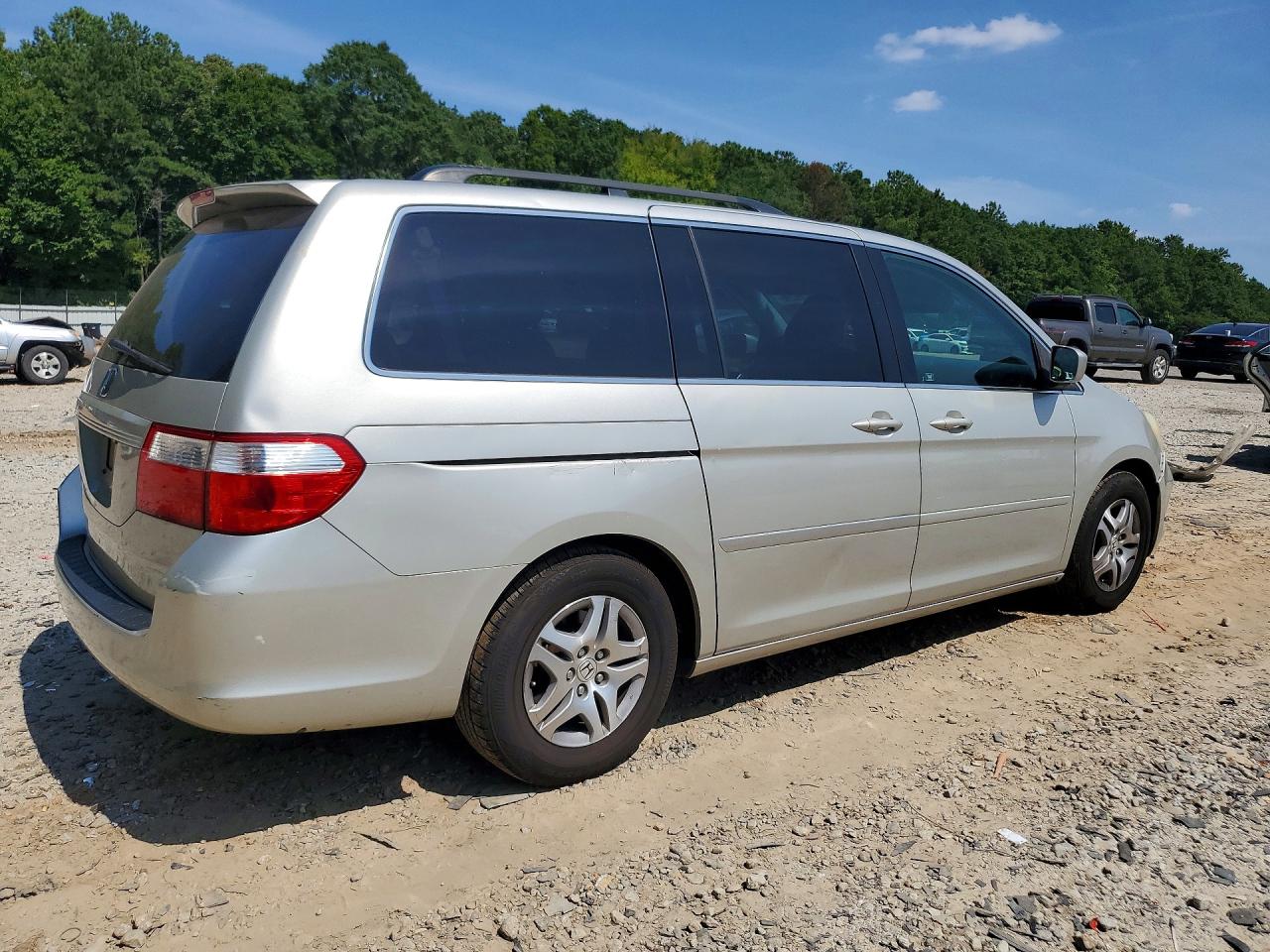 2007 Honda Odyssey Exl Silver vin: 5FNRL38727B434157